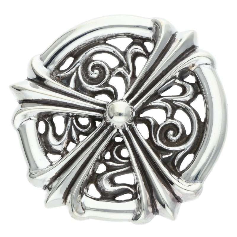Chrome Hearts Chrome Hearts Silver Peace Medallion Necklace Size ONE SIZE - 1 Thumbnail