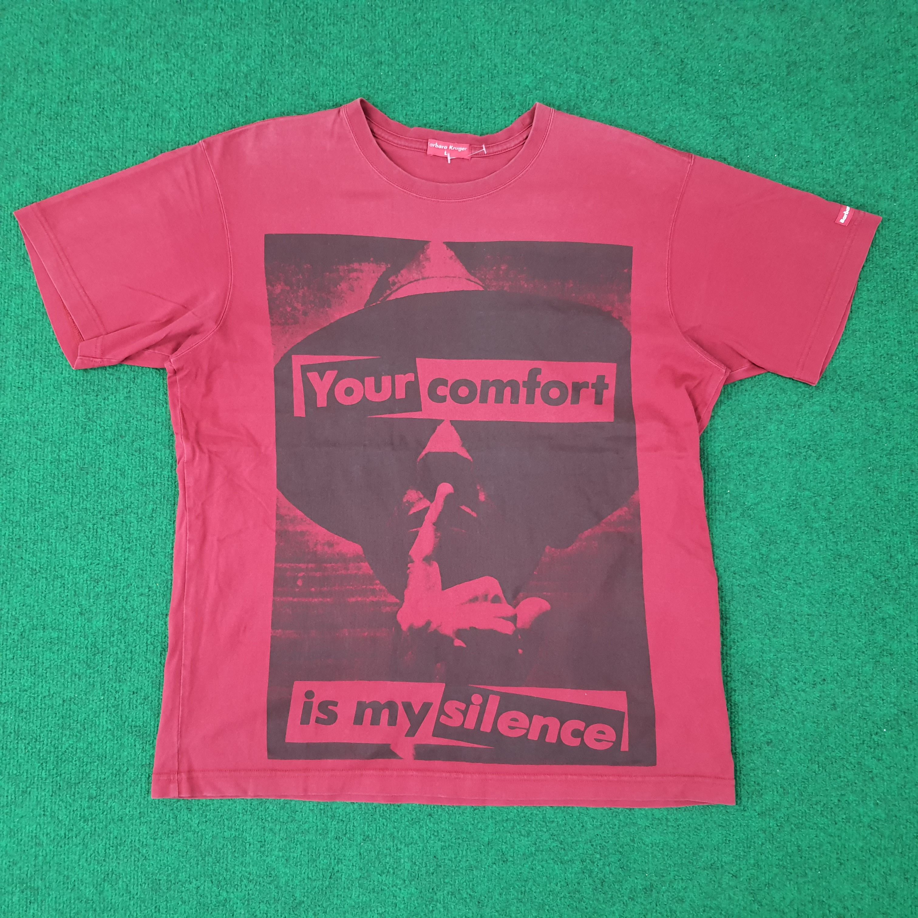 Barbara Kruger Vintage Barbara Kruger Designer Artwork Tshirt C223N20 Size US L / EU 52-54 / 3 - 1 Thumbnail