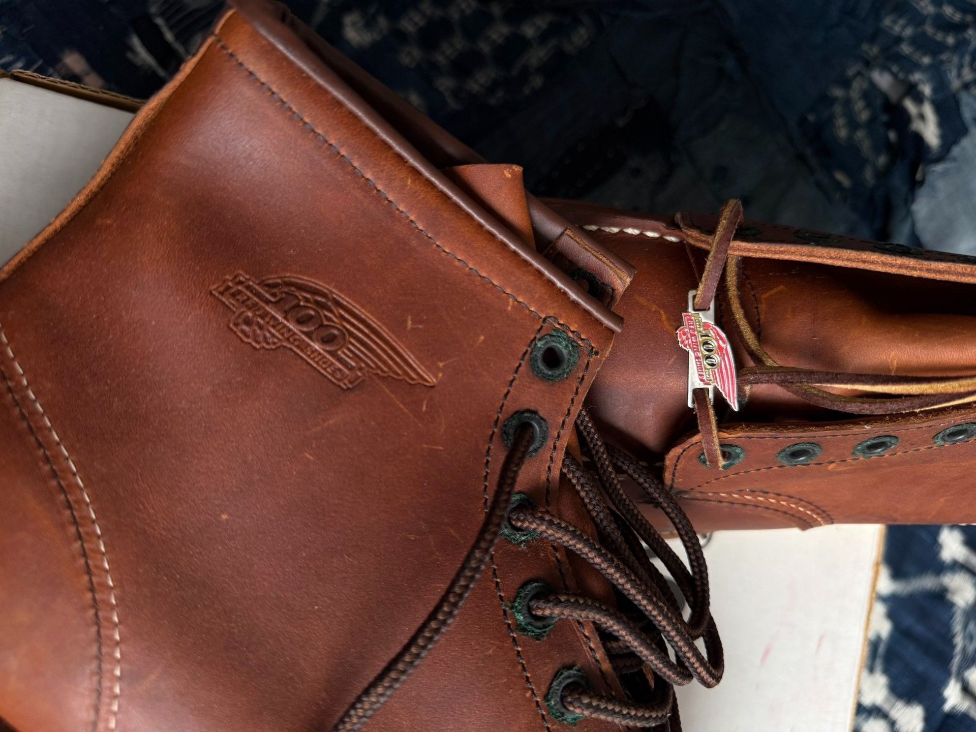 Red Wing Redwing 1905 100th Anniversary Work Boots Size US 5 / EU 37 - 7 Thumbnail