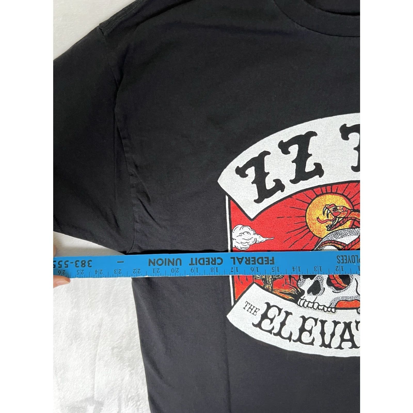 Vintage ZZ Top The Elevation US Tour 2024 Black T-Shirt XL Concert Merch Short Sleeve Crew Neck Men Size US XL / EU 56 / 4 - 5 Thumbnail