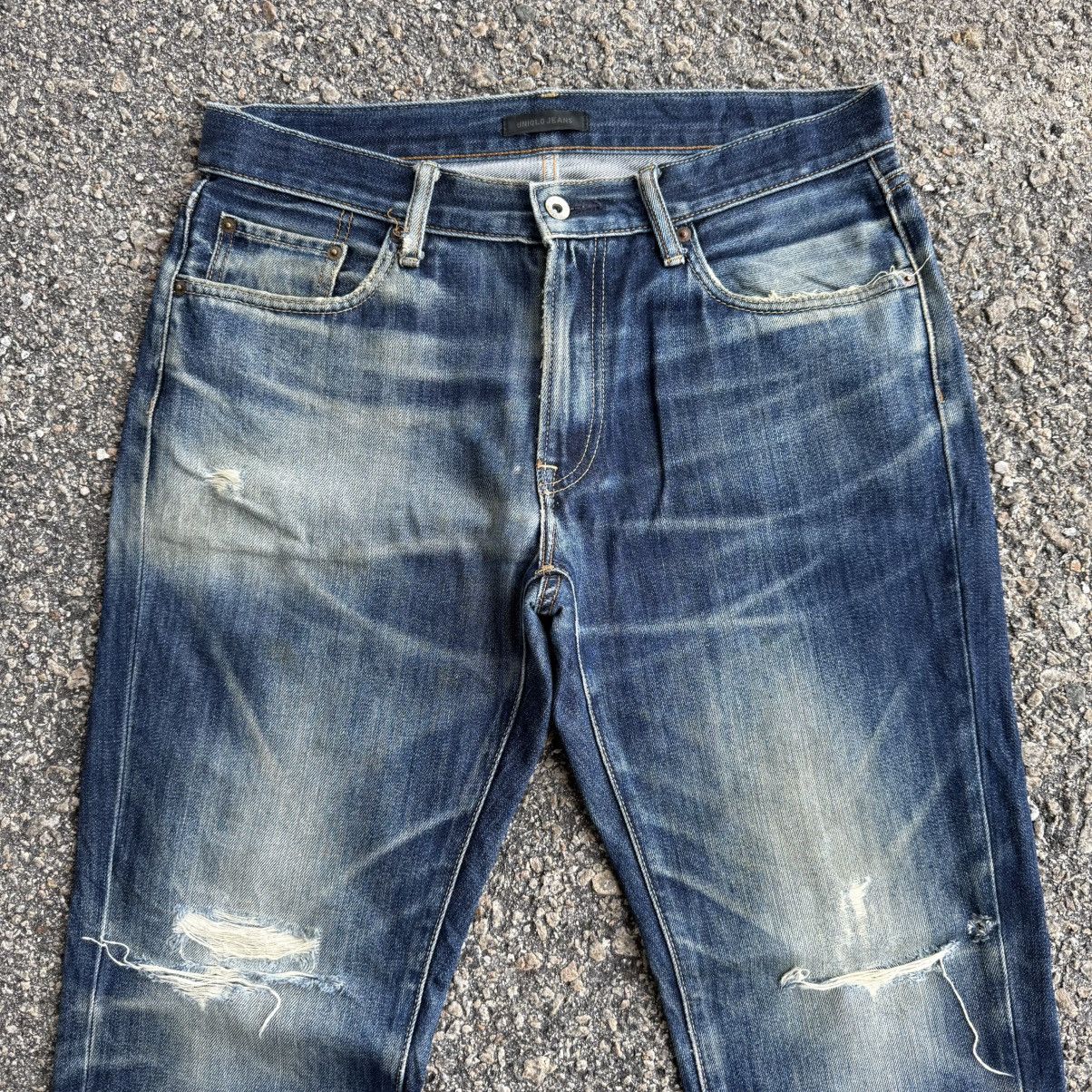 Japanese Brand VINTAGE JAPANESE MUD WASH JEAN DENIM PANTS Size US 35 - 3 Thumbnail