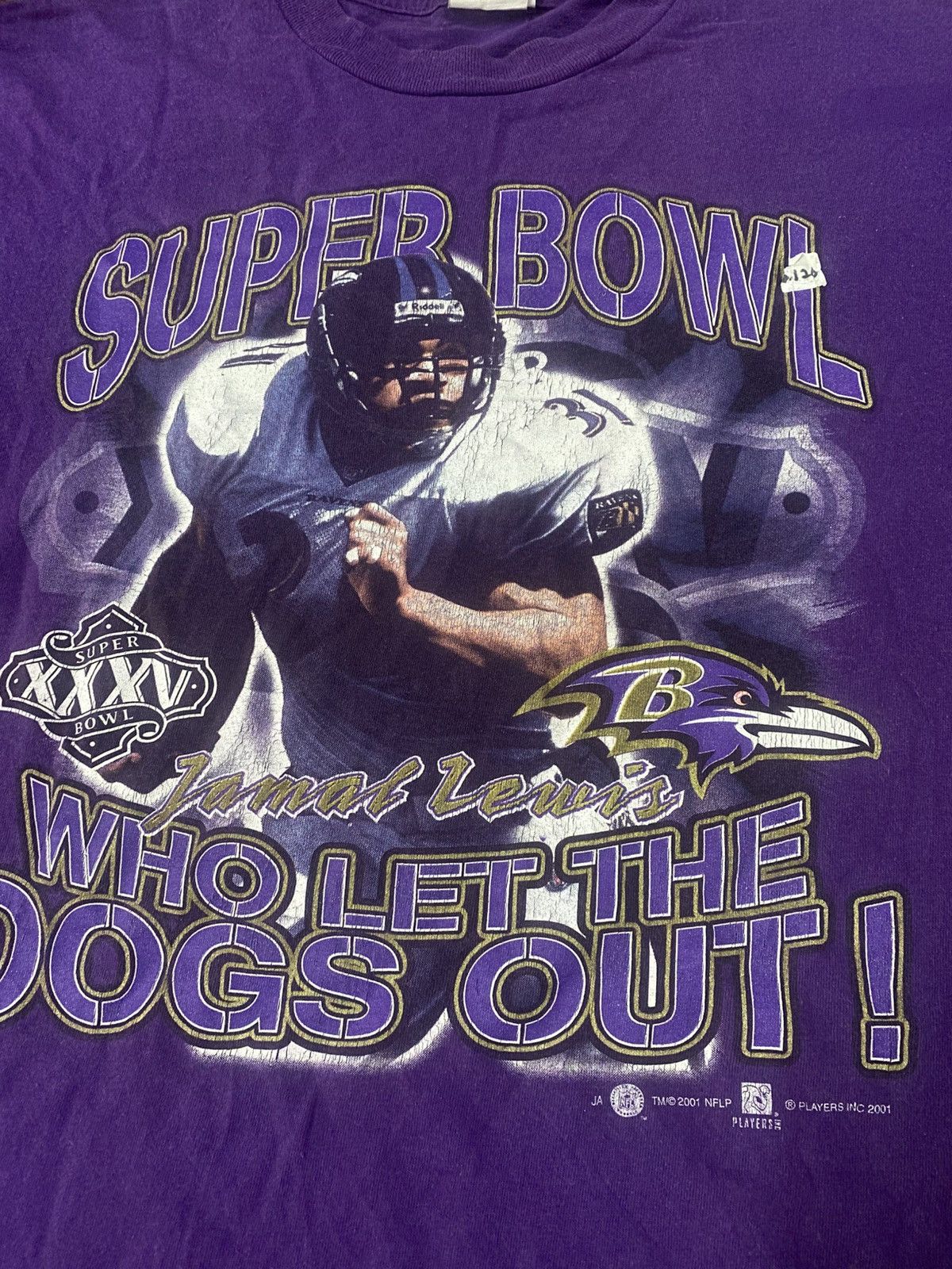 NFL Vintage Super Bowl jamal lewis nflp Patriots Tee Size US L / EU 52-54 / 3 - 9 Thumbnail