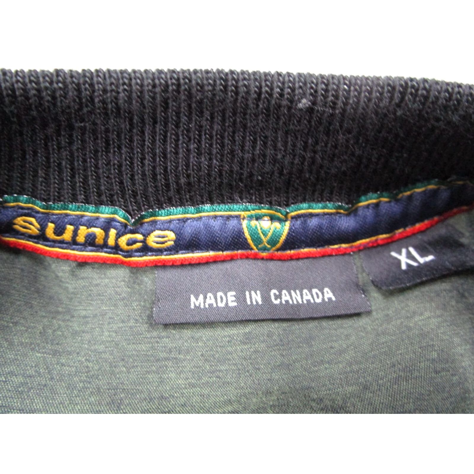 Vintage Sunice Silverado Pullover Jacket XL Green Plaid Nylon Golf Windbreaker Mens Size US XL / EU 56 / 4 - 2 Thumbnail