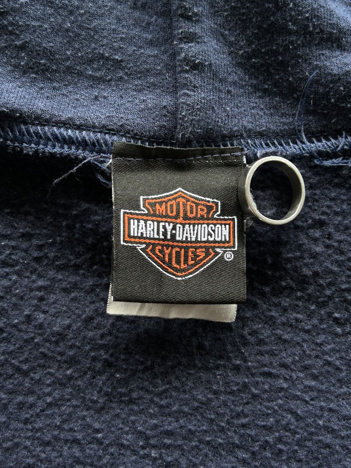 Harley Davidson × Vintage Vintage Harley Davidson hoodie Spell out Size US XL / EU 56 / 4 - 11 Thumbnail
