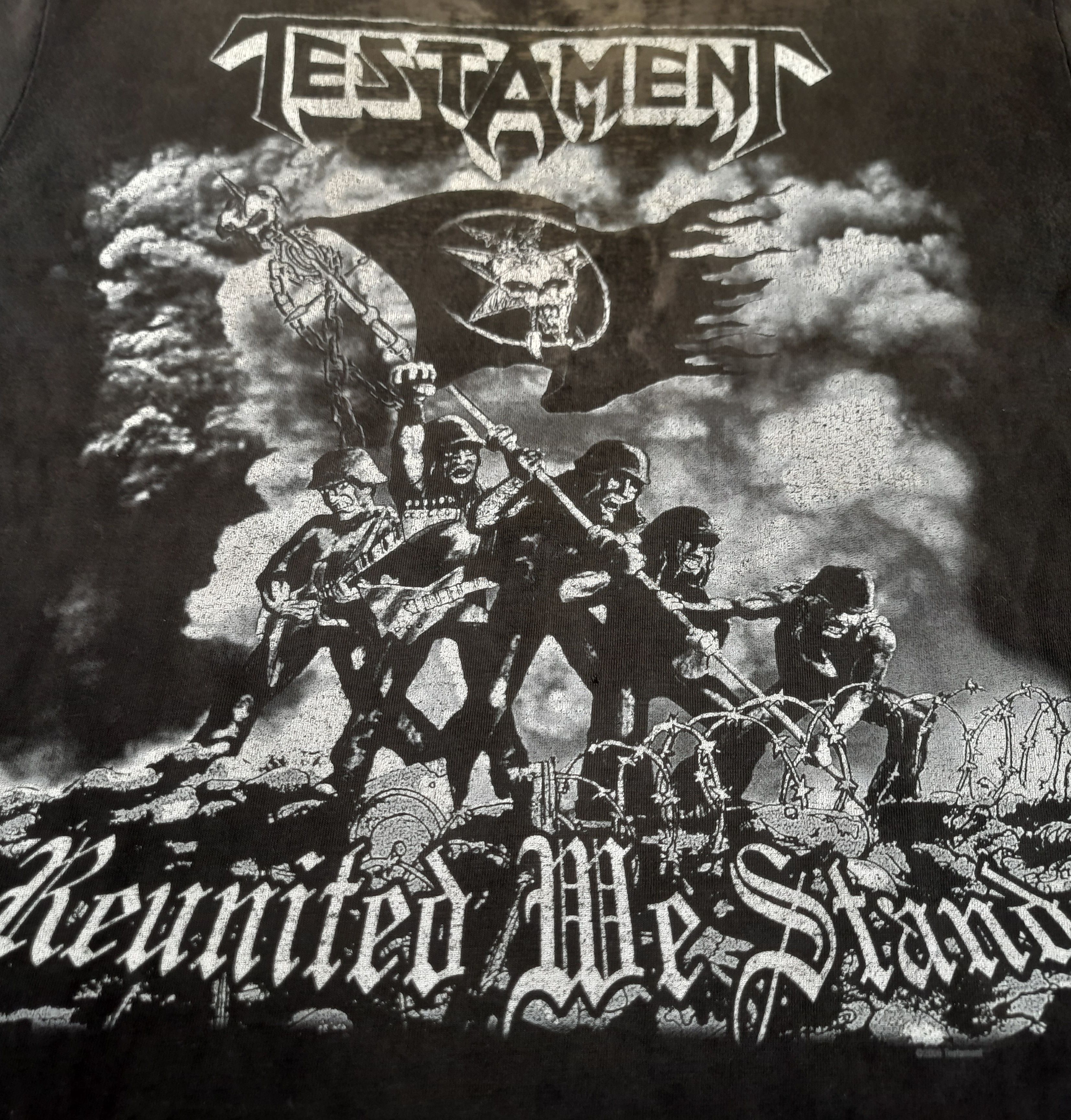 Band Tees Distressed Vintage Y2K TESTAMENT T-Shirt Size US M / EU 48-50 / 2 - 4 Thumbnail