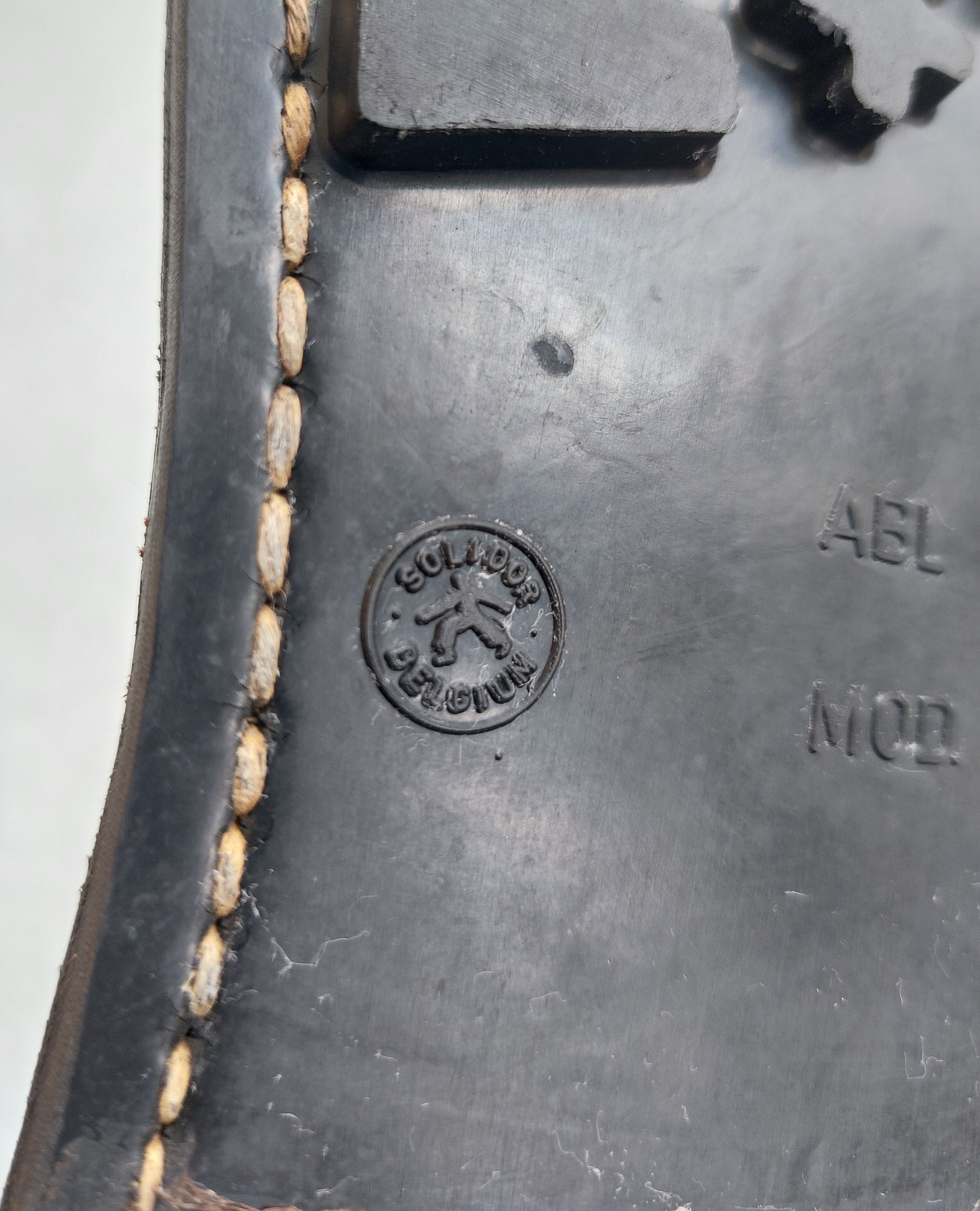 Vintage Vtg 1966 Belgian combat boots by SOLIDOR BELGIUM Size US 11.5 / EU 44-45 - 9 Thumbnail