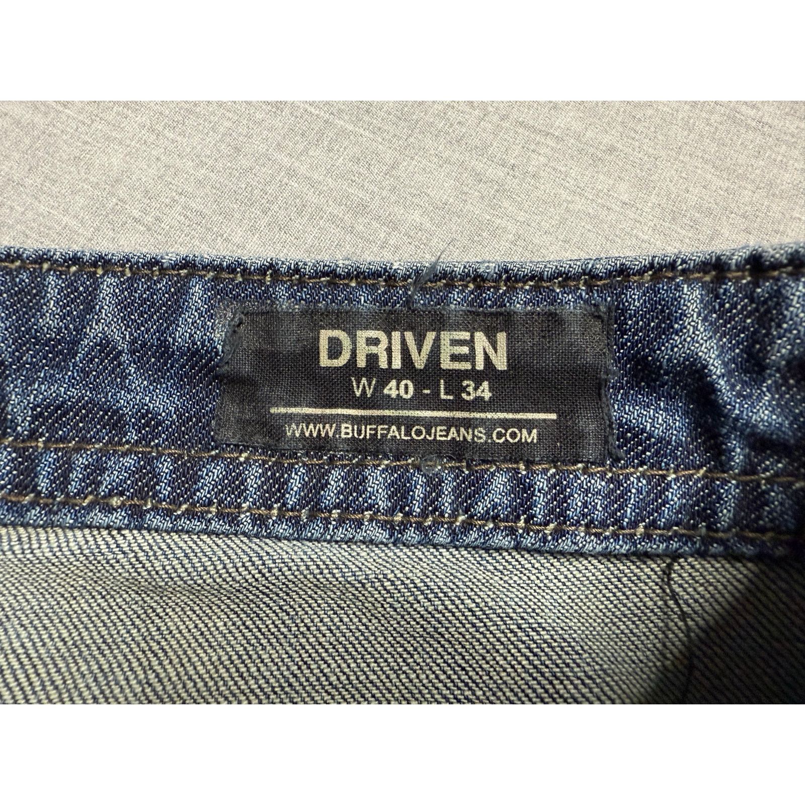 Buffalo David Bitton Buffalo David Bitton Driven Straight Fit Jeans 40x34 Size US 40 / EU 56 - 3 Thumbnail