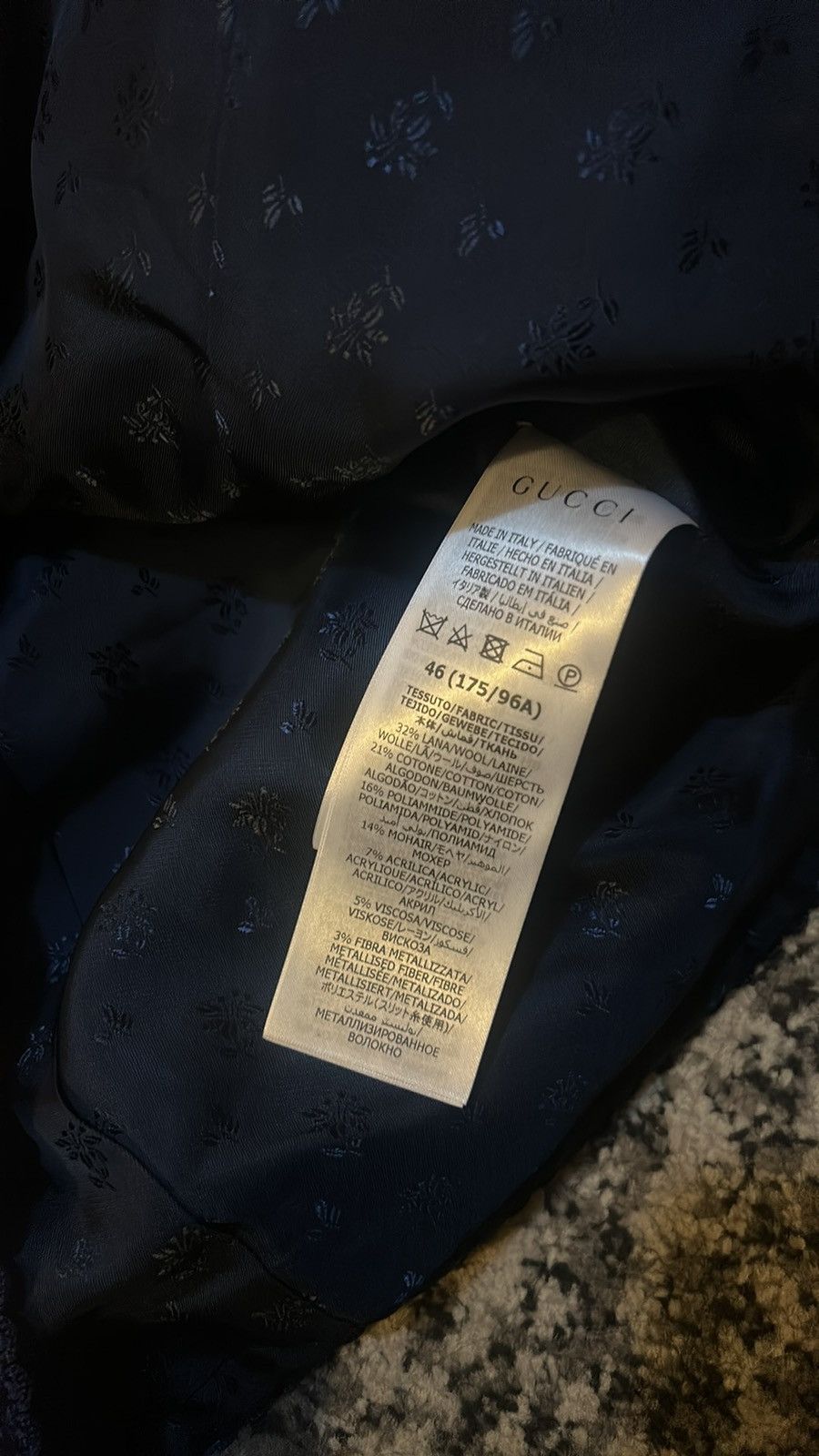 Gucci Gucci Lame Check Wool Tweed Jacket size IT 46 Size L / US 10 / IT 46 - 6 Thumbnail