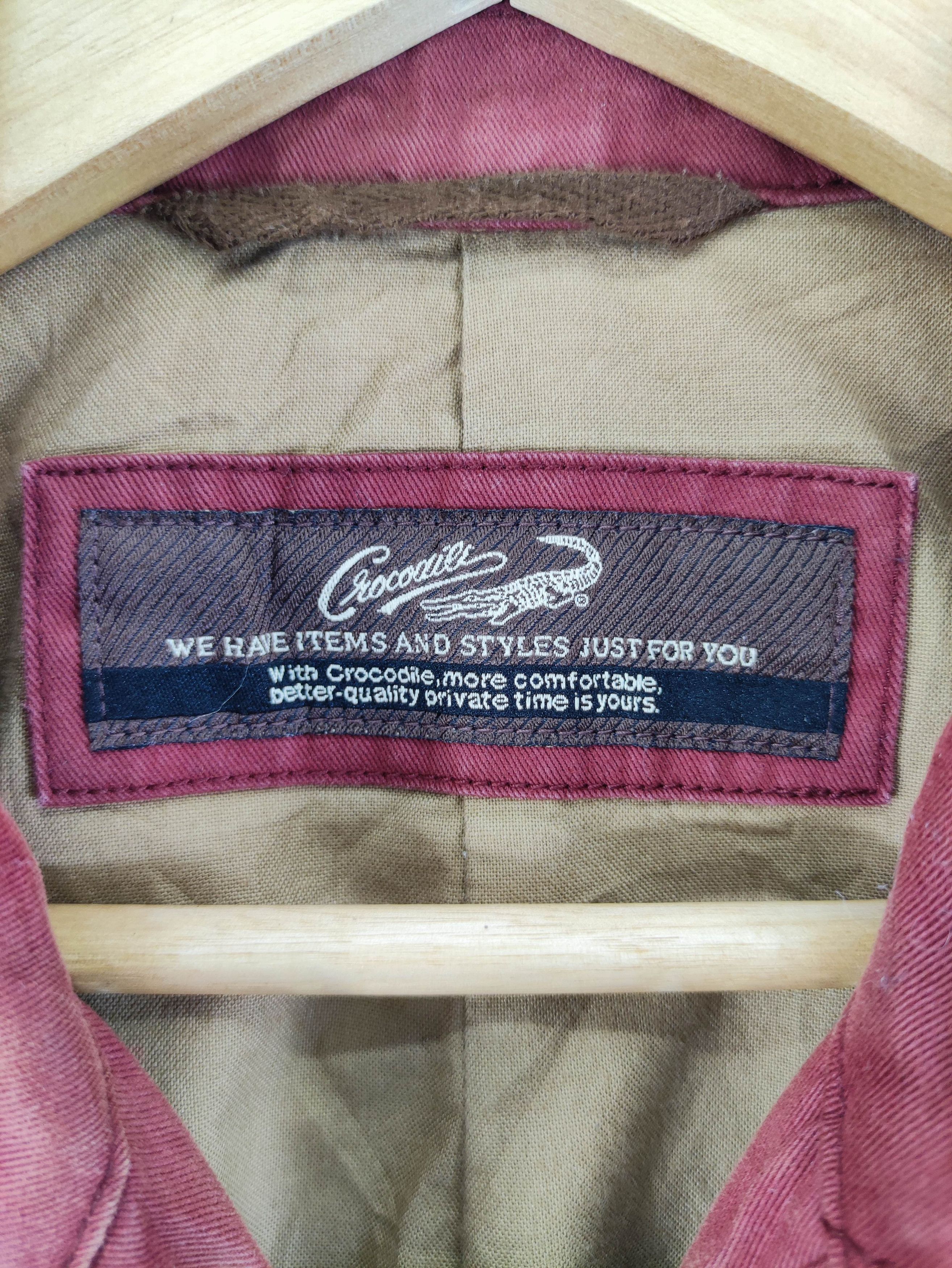 Japanese Brand Vintage Crocodile Casual Jacket Zipper Size US L / EU 52-54 / 3 - 3 Thumbnail