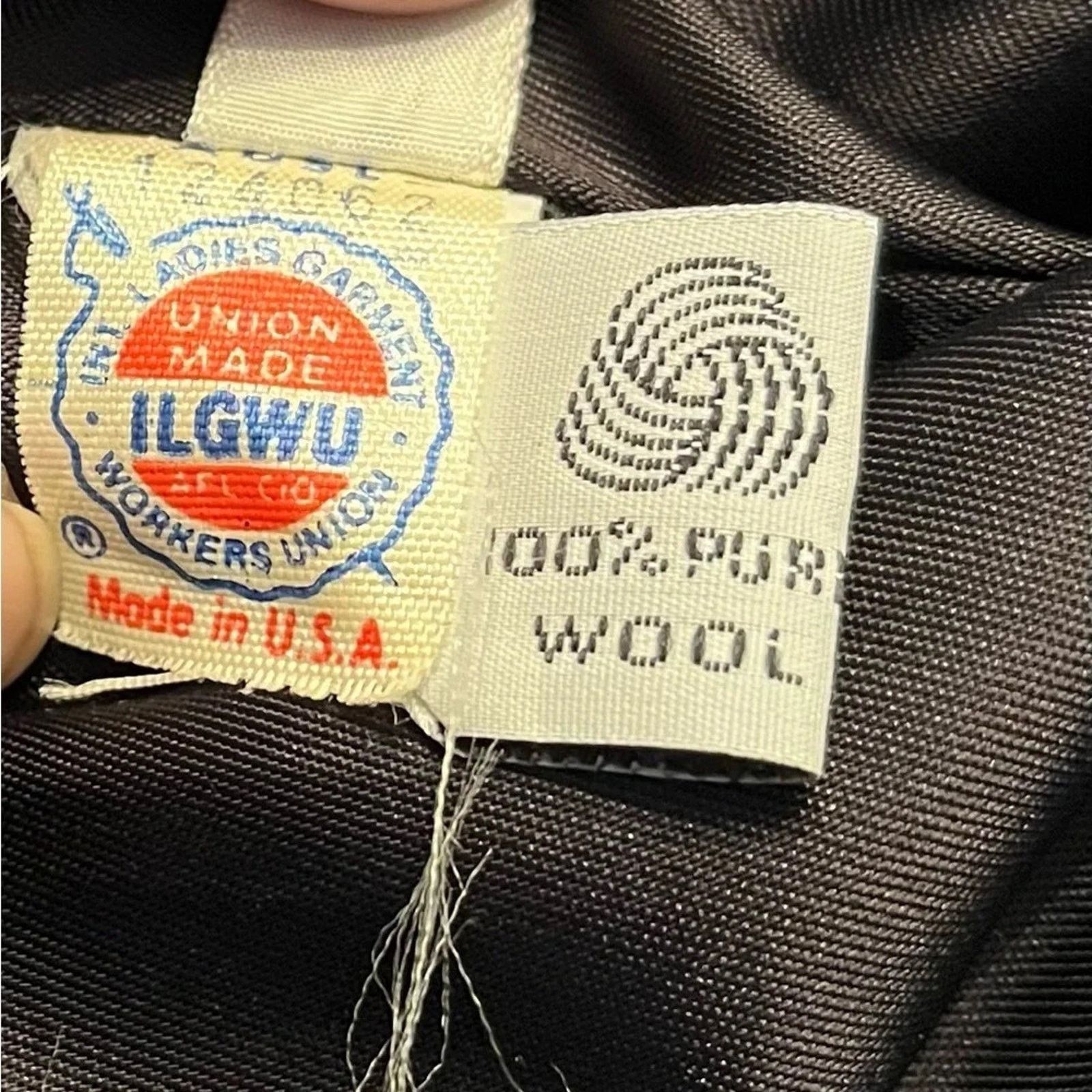 The Unbranded Brand Braeburn 100% wool lined double breasted overcoat, size11/12 Size M / US 6-8 / IT 42-44 - 5 Thumbnail