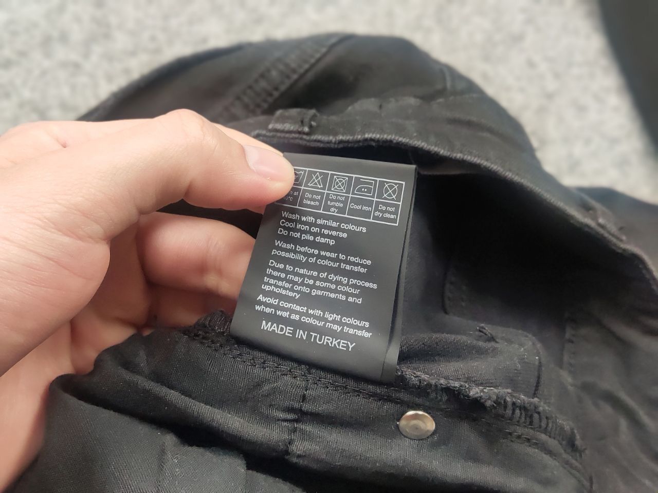 Represent Clo. Represent Destroyer Denim Black Fabric Faded Slim Fit Jeans Size US 29 - 14 Thumbnail