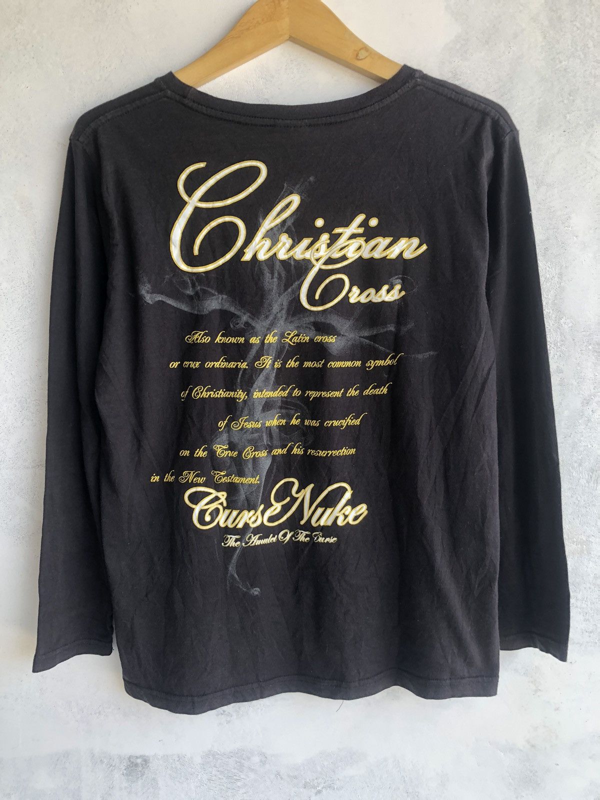If Six Was Nine Japanese Poem LongSleeve Rock Punk Style Size US M / EU 48-50 / 2 - 2 Thumbnail