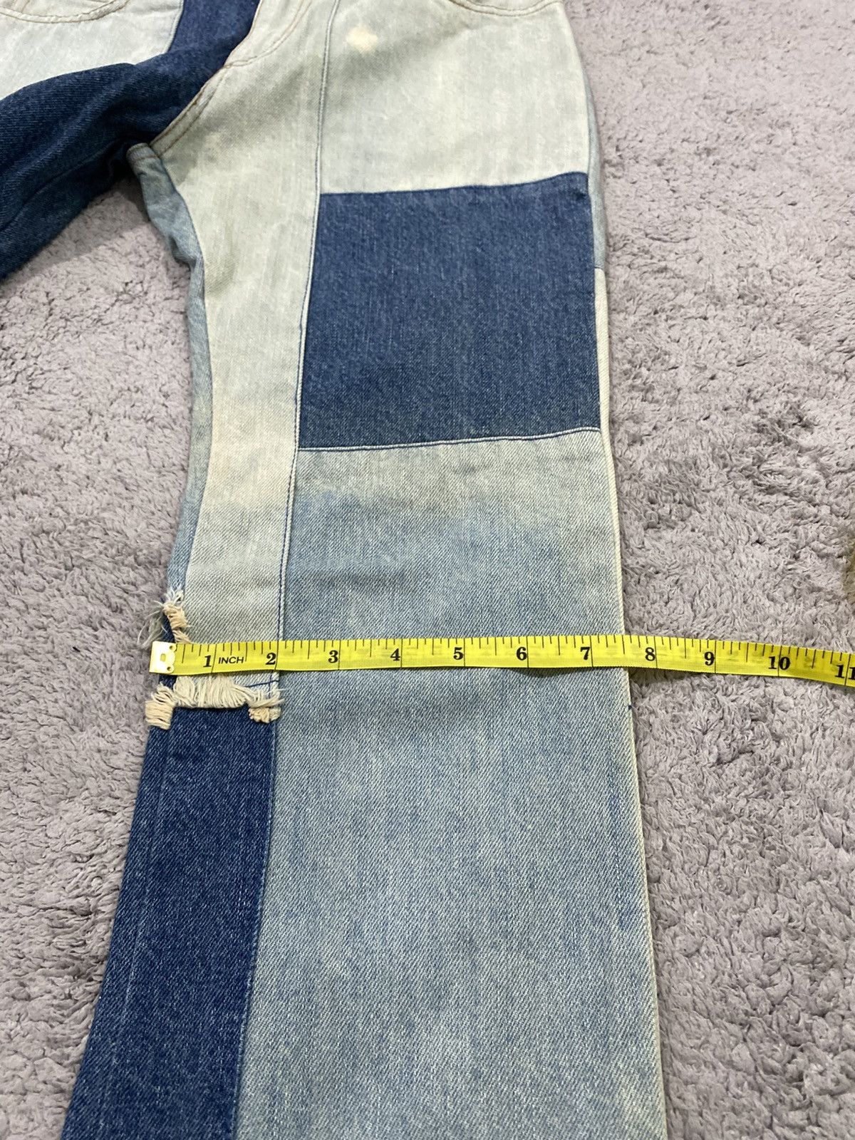 Kapital The Hipsite Patcwork Distressed Flare Denim Kapital Hysteric Size US 28 / EU 44 - 23 Thumbnail