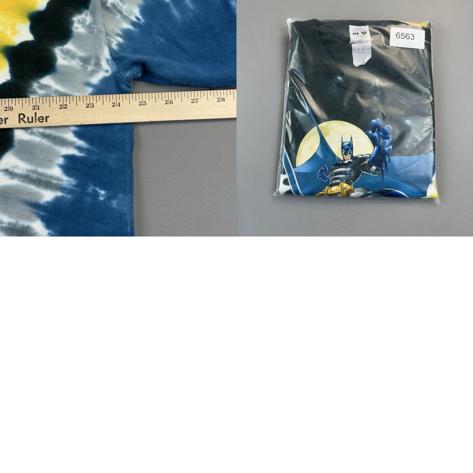 Vintage Vintage Six Flags Batman Shirt Mens XL Tie Dye Single Stitch USA Made 90s Shirt Mens XL Batman Tie Dye USA Made 90s Six Flags Vintage Shirt Size US XL / EU 56 / 4 - 9 Thumbnail
