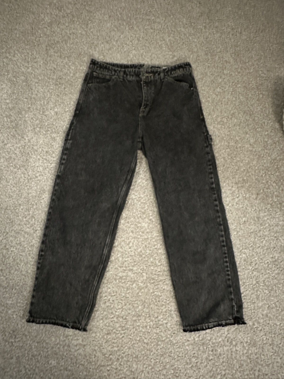 Volcom Volcom Solver Jeans Men's W30 x L31 Black Straight Skater Size US 30 / EU 46 - 1 Thumbnail