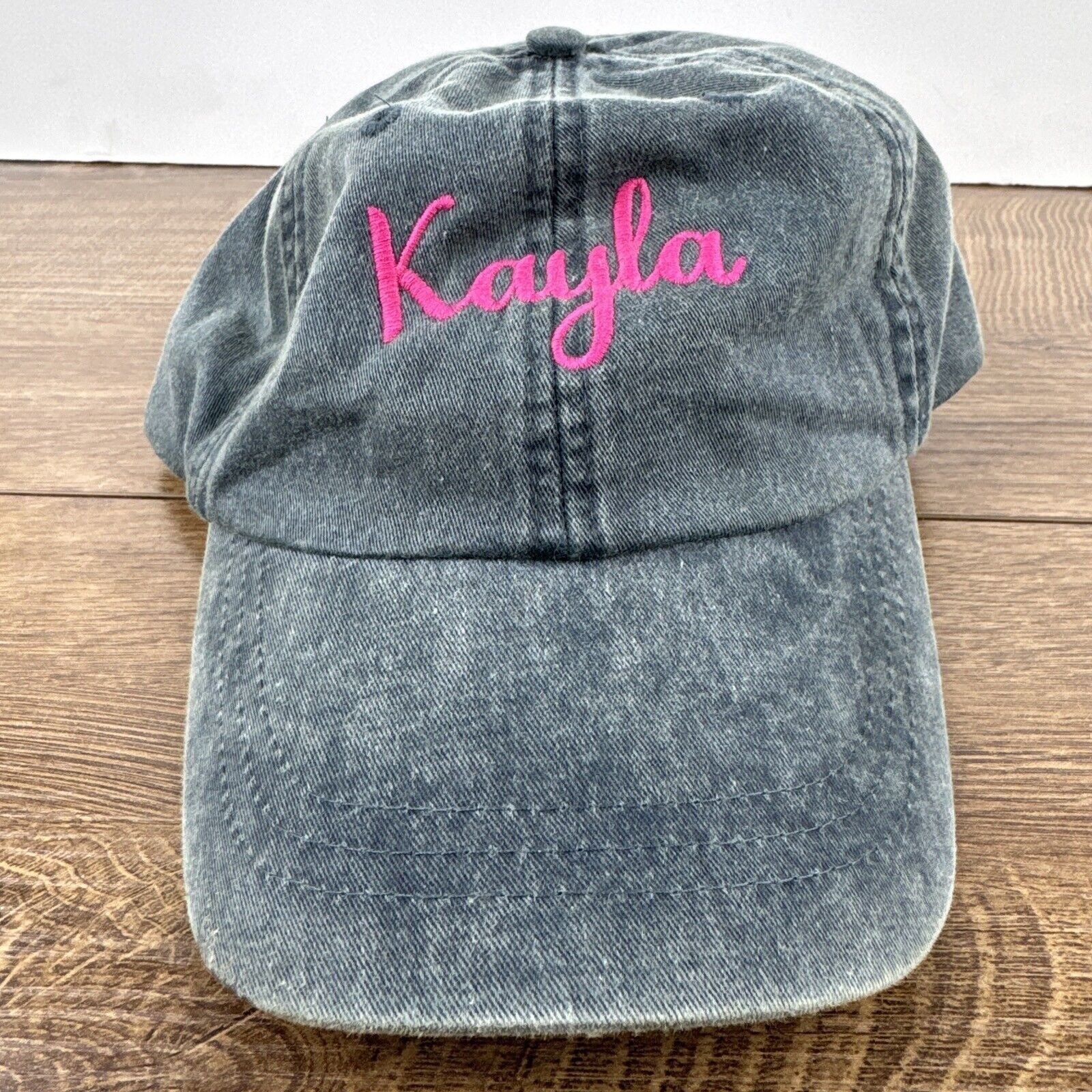 Other Kayla Hat Gray Kayla Hat Adjustable Adult Size Hat Cap Size ONE SIZE - 4 Thumbnail