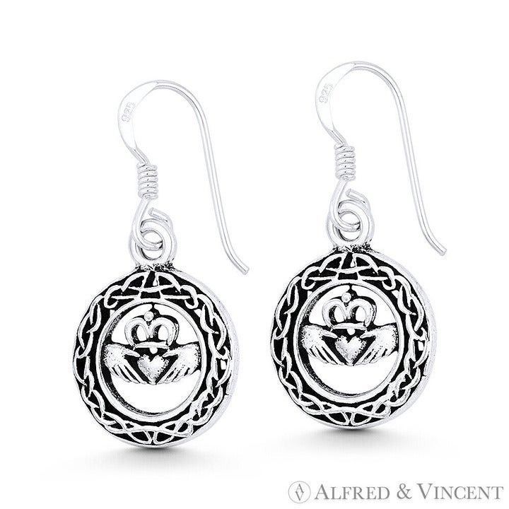 Other Irish Claddagh Heart & Circle Celtic Knot Earrings Size ONE SIZE - 1 Preview
