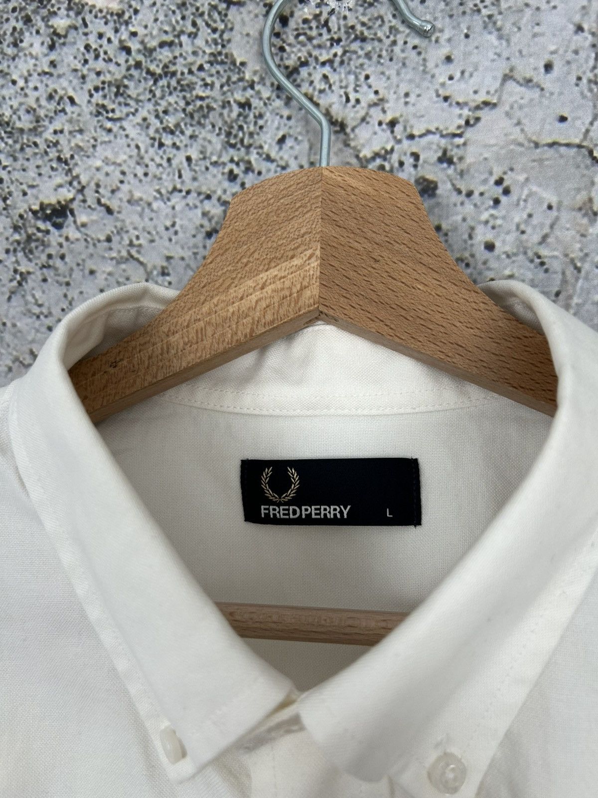 Fred Perry Vintage Fred Perry White Elegant Shirt Basic Avant Garde 90s Size US L / EU 52-54 / 3 - 4 Thumbnail