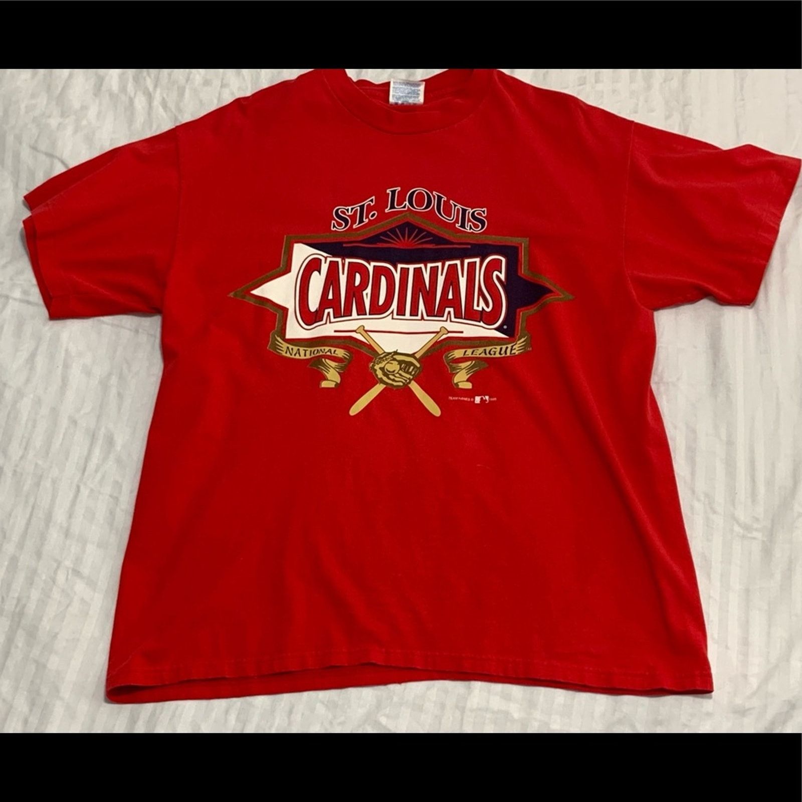 Vintage VINTAGE SINGLE STITCH 1995 ST. LOUIS CARDINALS MLB LARGE Size US L / EU 52-54 / 3 - 1 Thumbnail