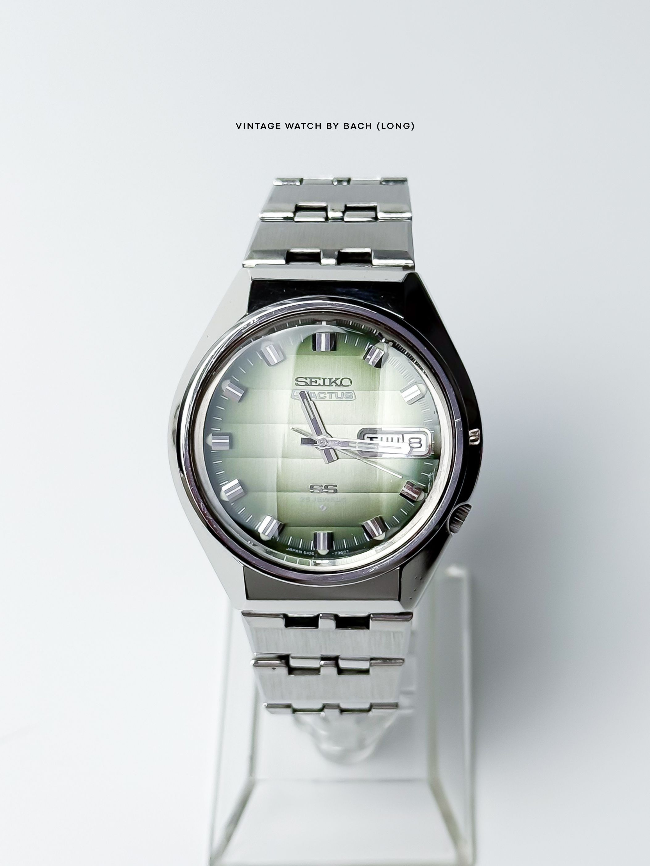 Seiko Vintage Seiko 5 Actus 6106-7690 Gradient Green Dial Size ONE SIZE - 3 Thumbnail