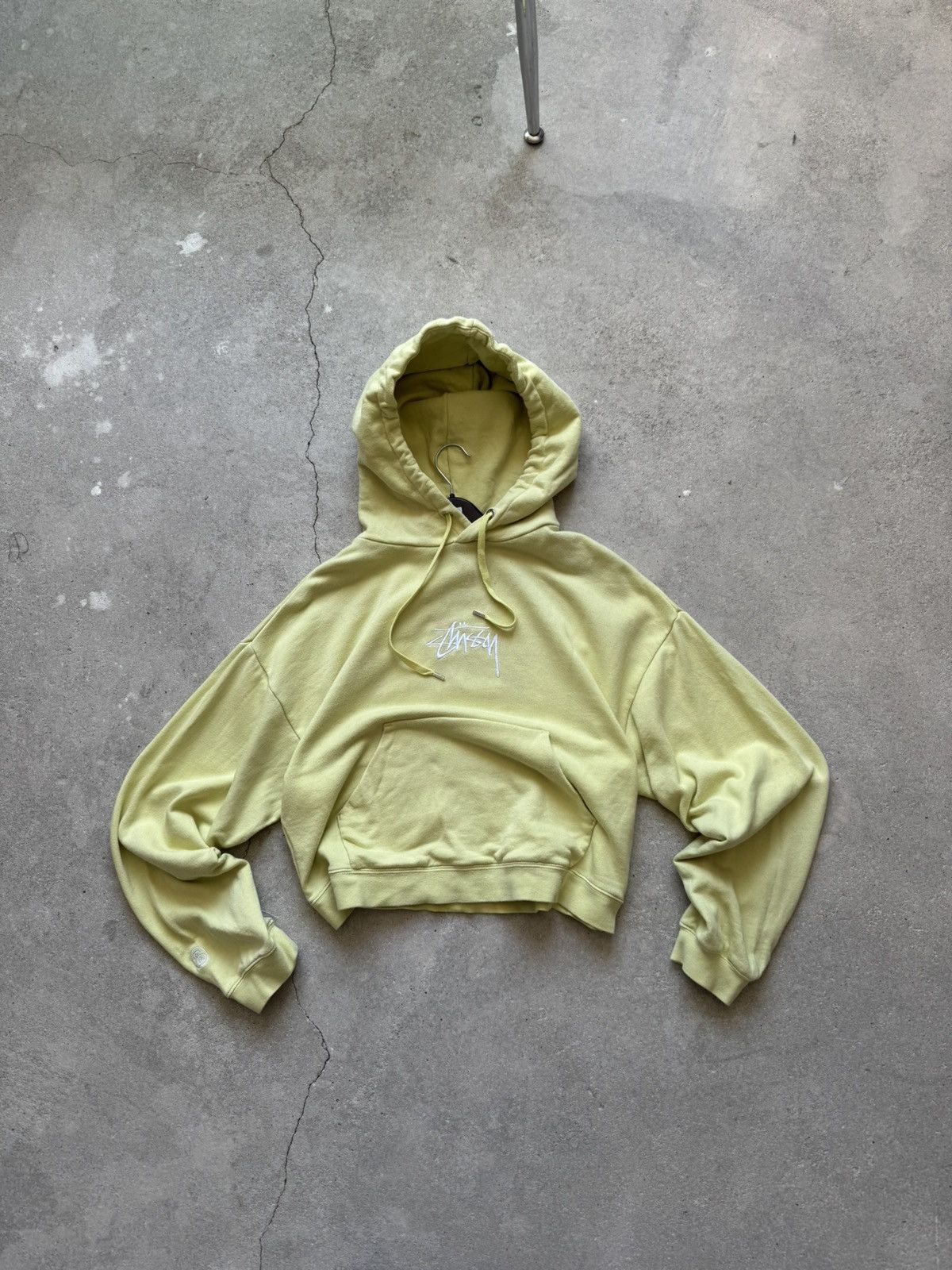 Stussy × Vintage Vintage Stussy Hoodie Yellow Size M / US 6-8 / IT 42-44 - 5 Thumbnail