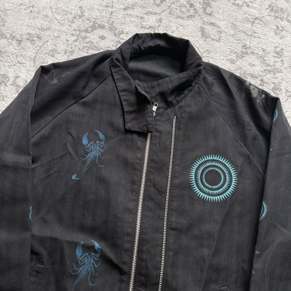 Undercover Undercover AW03 Arabic Skull Graphic Jacket Black | Size M Size US M / EU 48-50 / 2 - 7 Thumbnail