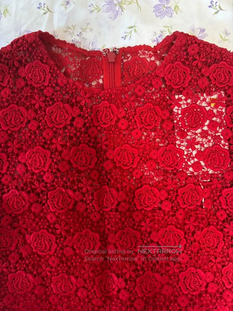 Valentino Valentino Water-soluble lace dress Size S / US 4 / IT 40 - 2 Thumbnail