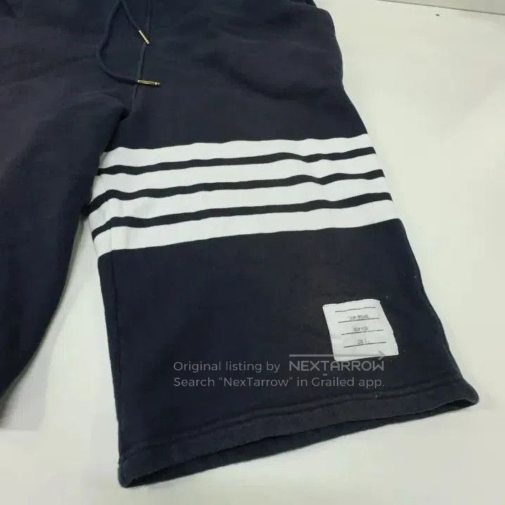 Thom Browne blue checkered wide leg pants with ties. Size US 34 / EU 50 - 4 Thumbnail