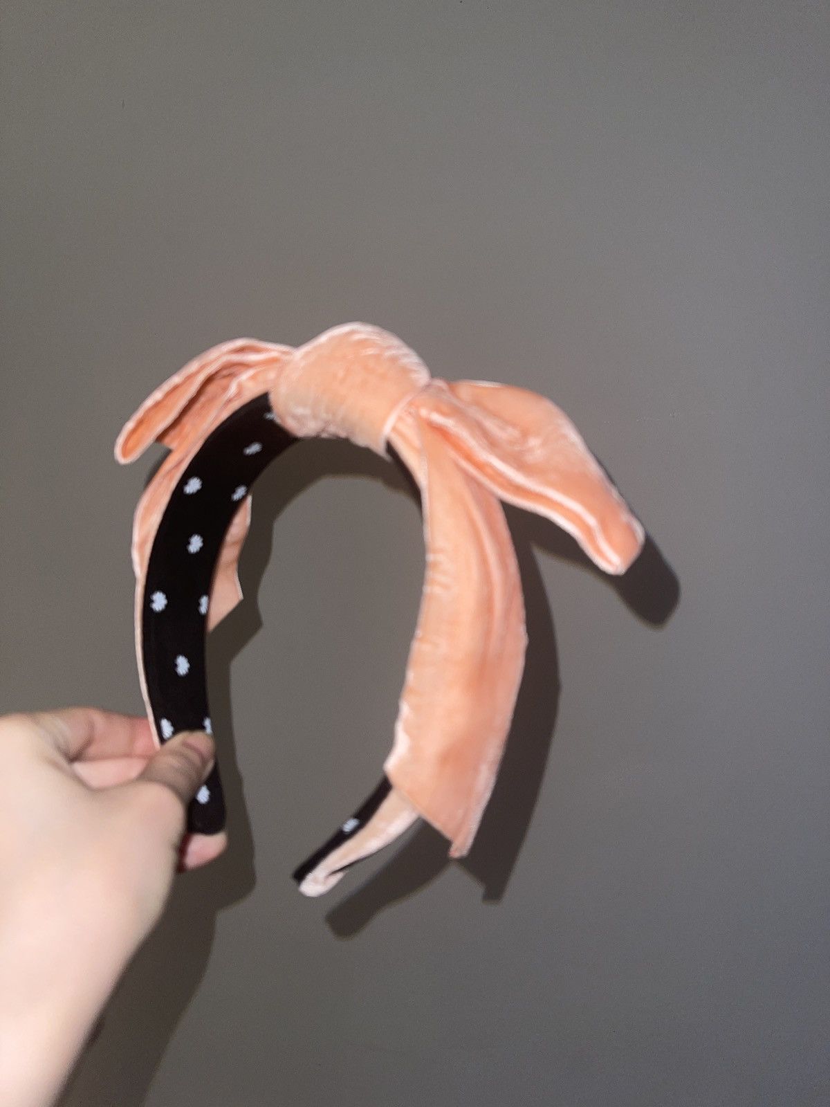 Other Pink velvet bow headband Size ONE SIZE - 2 Thumbnail