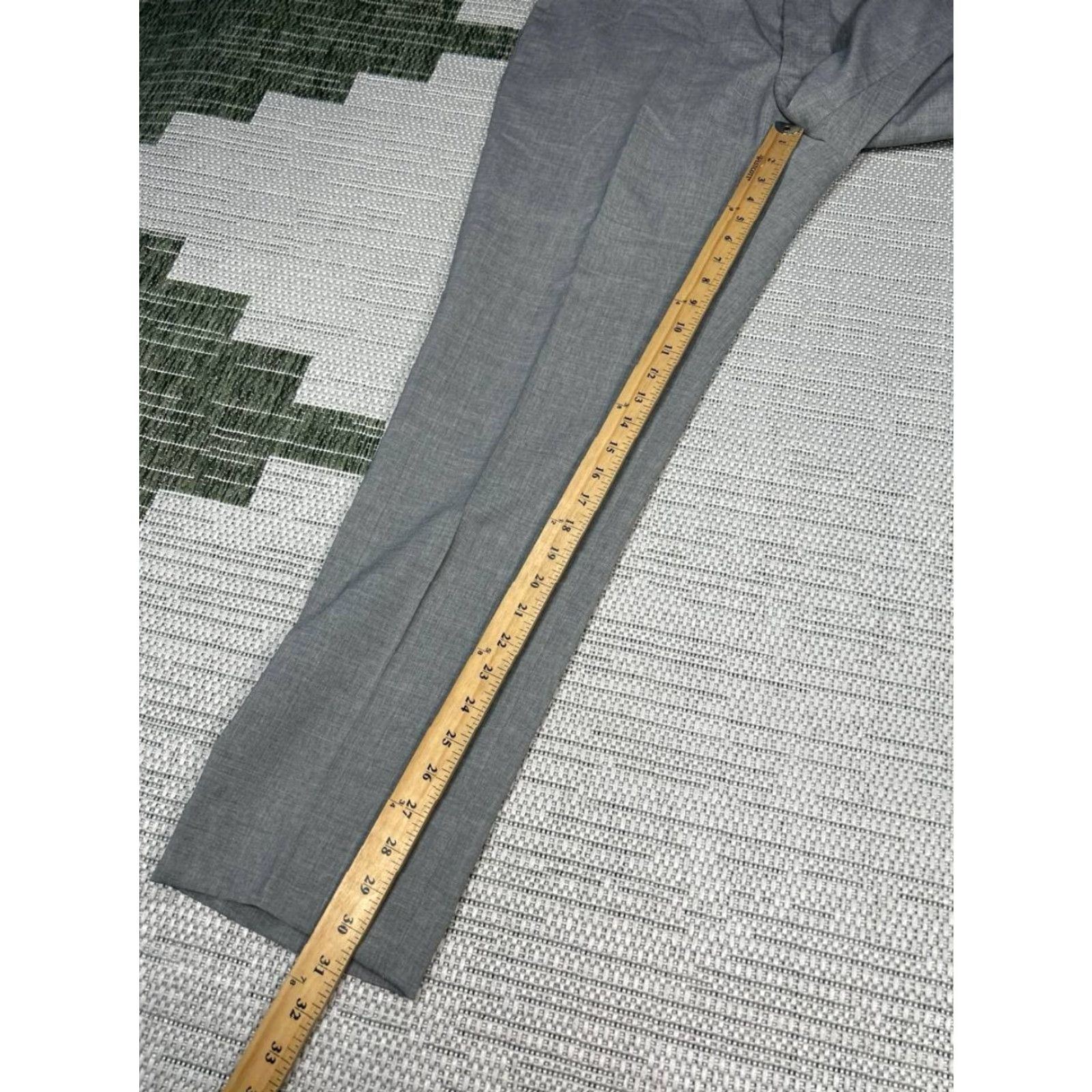 Paul Smith Paul Smith Dress Pants Mens 44 Gray Wool Tapered Leg Dress Pants Mens 44 Gray Wool Tapered Leg Size US 44 / EU 60 - 2 Thumbnail