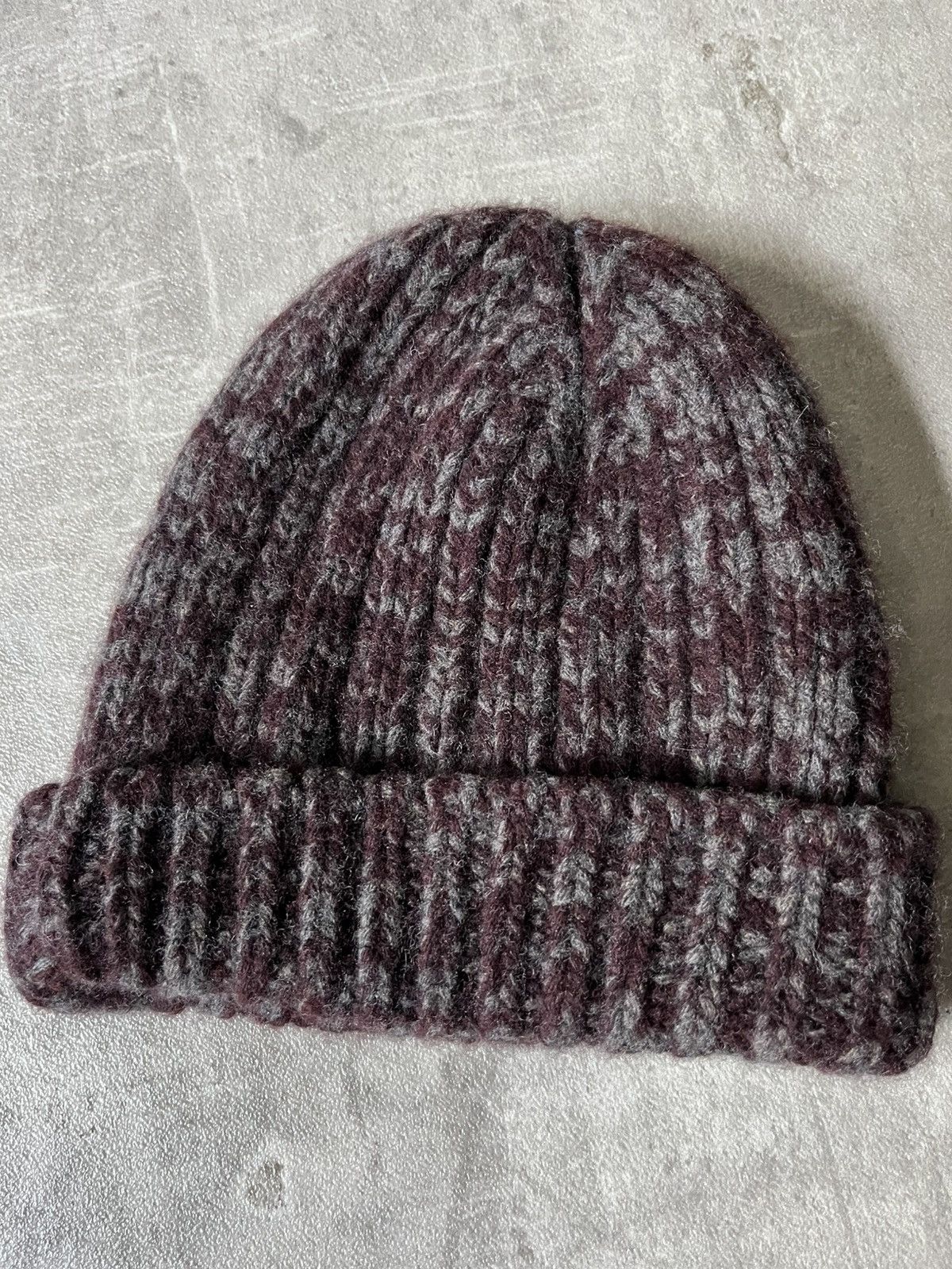 Prada Beanie cashmere wool vintage brown gray