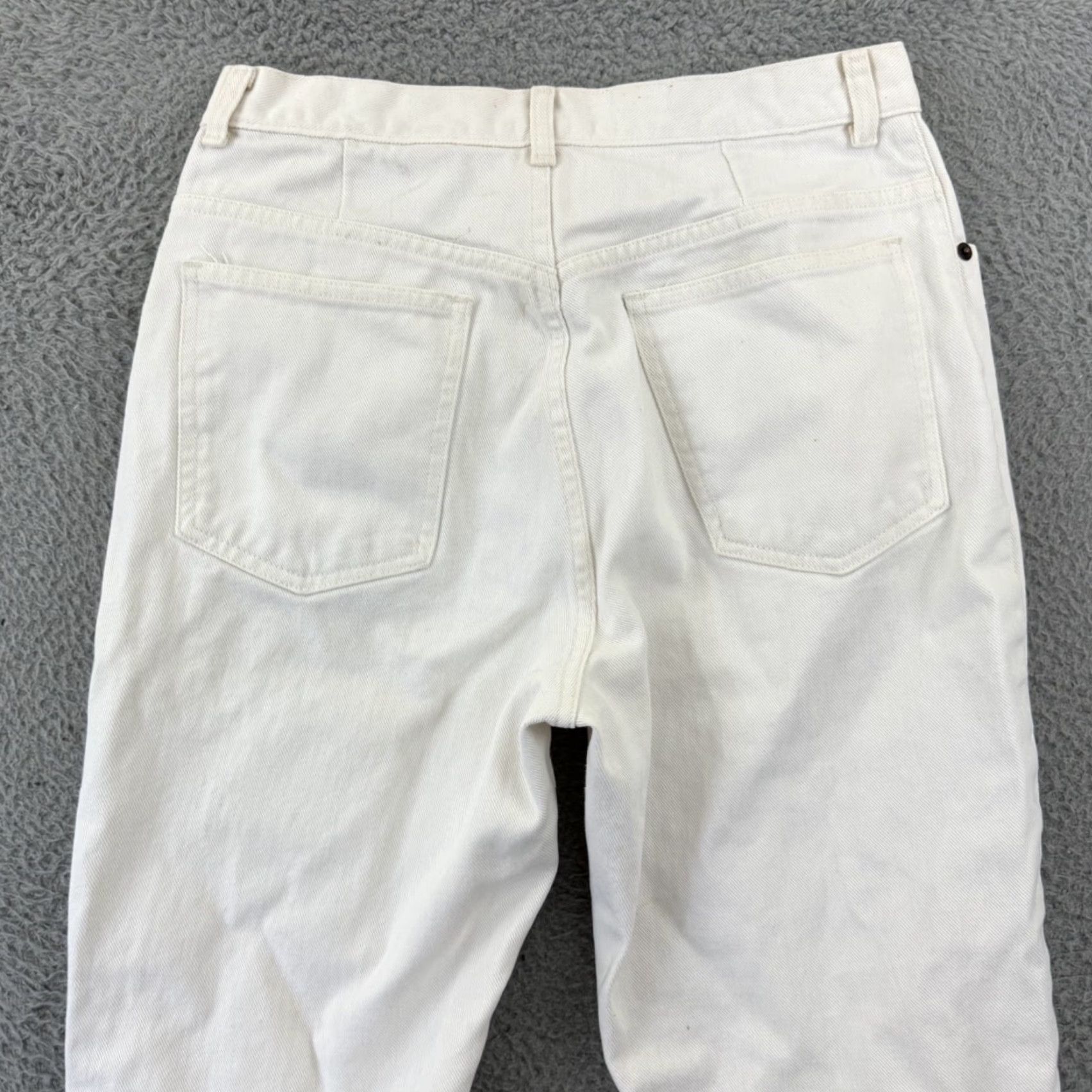 Gap VINTAGE Gap Jeans Womens 11/12 White Ankle Denim 28x32 Classic Fit 90s Outdoor Size 34" / US 12 / IT 48 - 7 Thumbnail