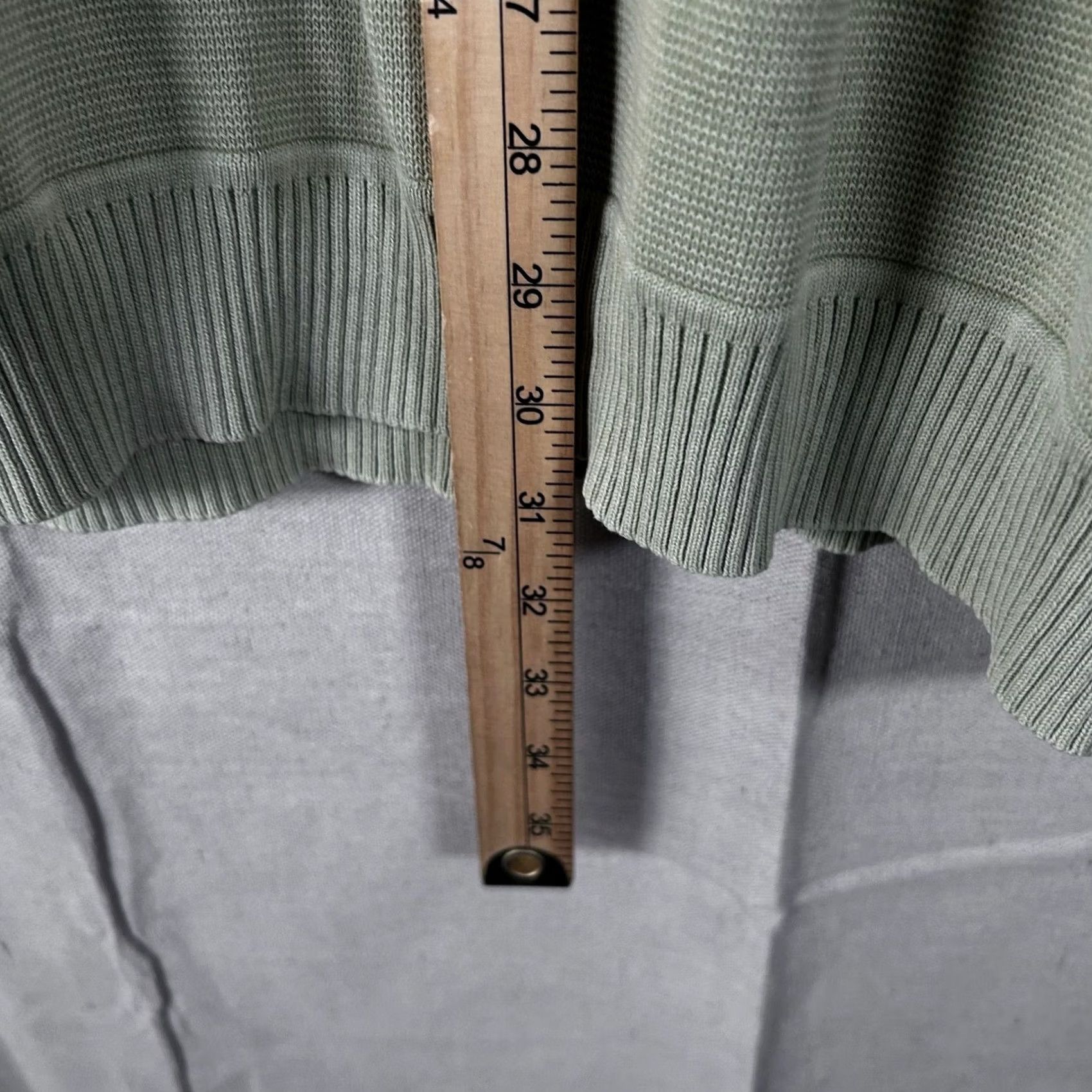 Tommy Bahama Tommy Bahama Mens 2XL Sage Green 100% Cotton Crewneck Long Sleeve Knit Sweater Size US XXL / EU 58 / 5 - 4 Thumbnail