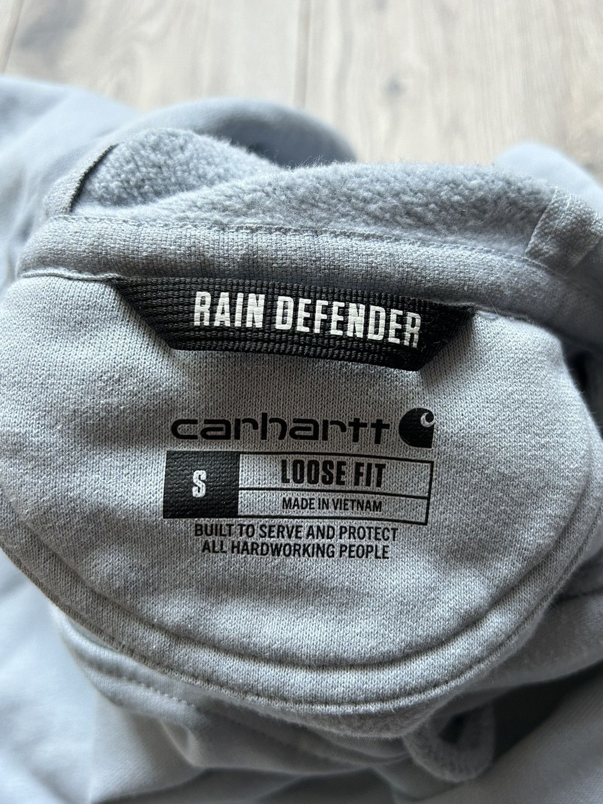 Japanese Brand × Vintage HOODIE CARHARTT BIG LOGO 🔘 STREETWEAR, WORKWEAR STYLE Size US S / EU 44-46 / 1 - 4 Thumbnail
