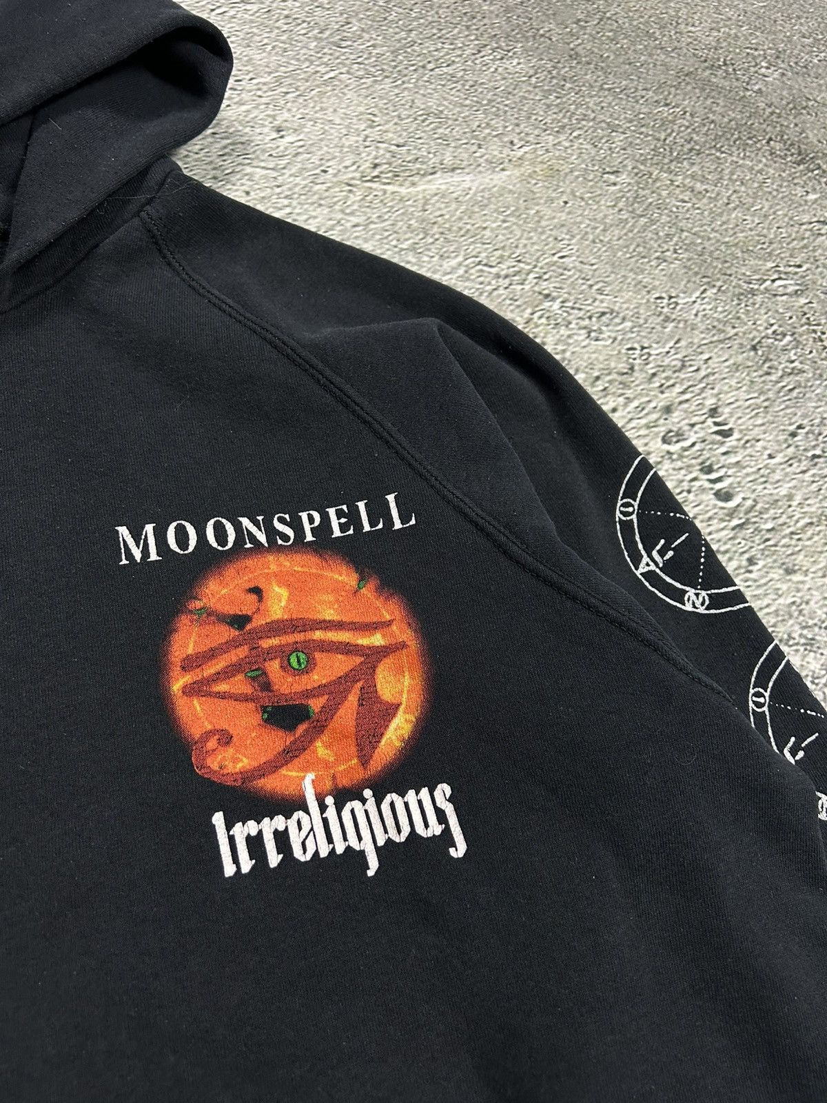 Band Tees × Vintage Vintage 90s Moonspell irreligious hoodie Big logo size XL Size US XL / EU 56 / 4 - 5 Thumbnail