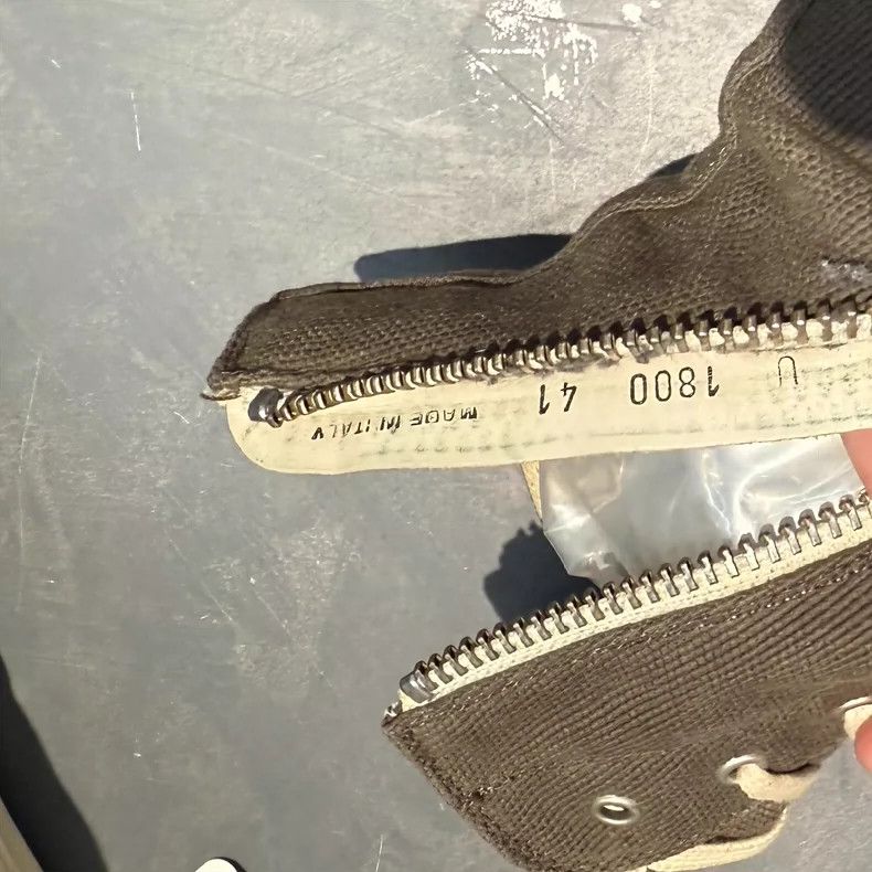 Rick Owens rick owens Double line high-top brown low-top large Convers Size US 8 / EU 41 - 8 Thumbnail