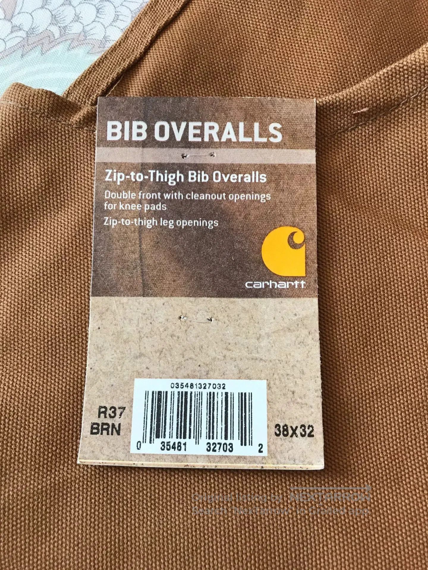 Carhartt Carhartt R37 Canvas Overalls. Size US 38 / EU 54 - 8 Thumbnail