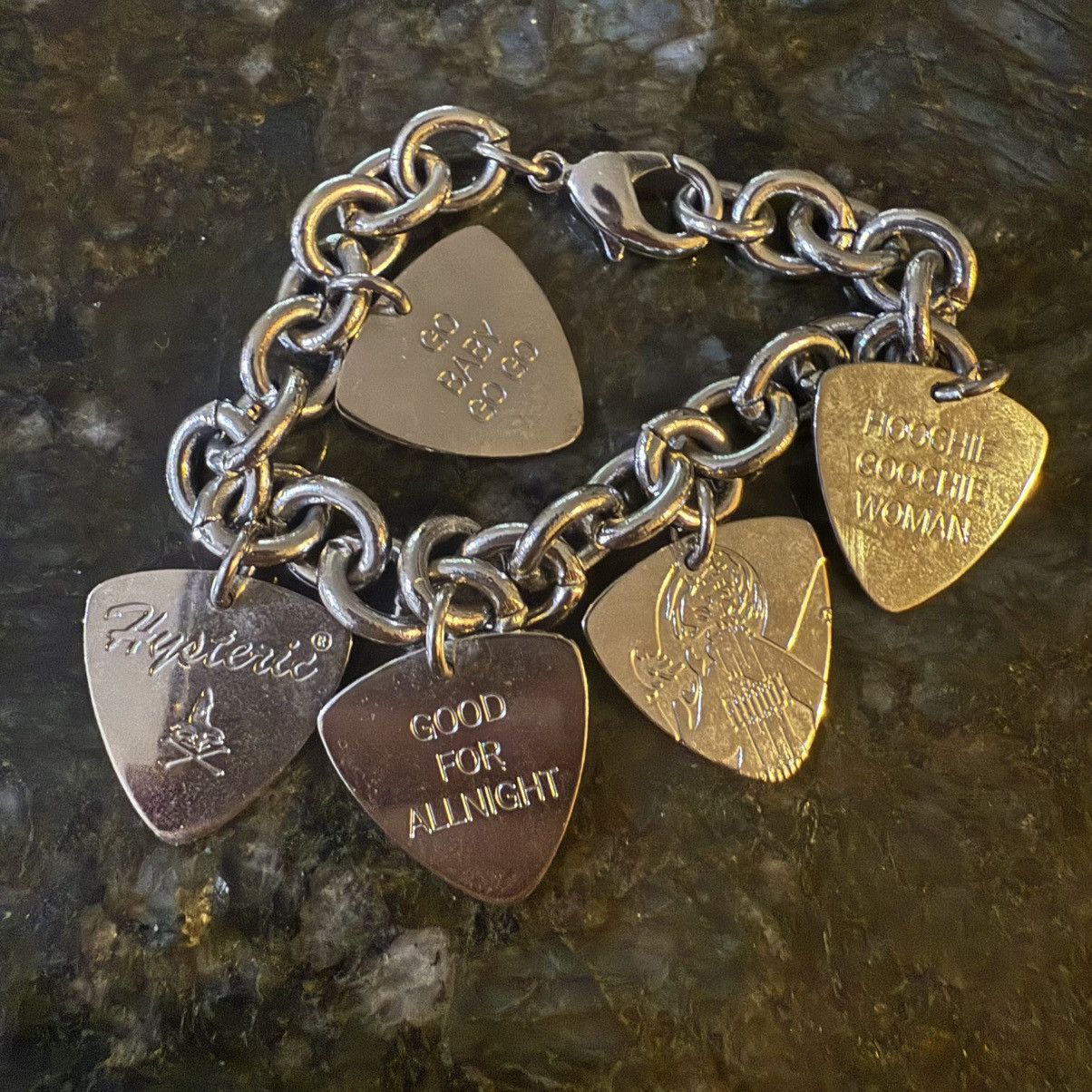 Hysteric Glamour Hysteric Glamour Guitar Pick Bracelet Size ONE SIZE - 13 Thumbnail