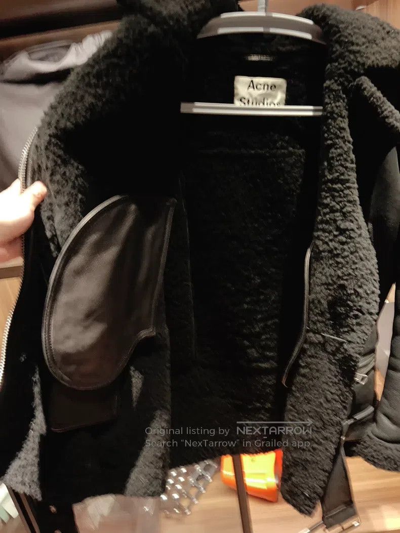 Acne Studios Acne Studios Lamb Skin Winter Jacket Size 4XL / US 24-26 - 5 Thumbnail