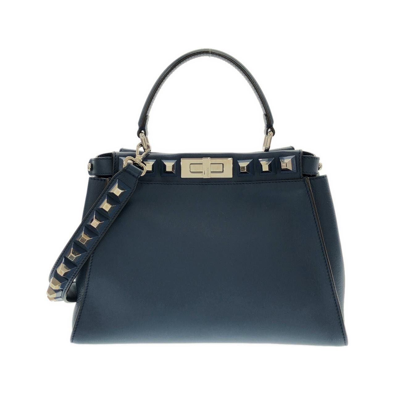 Fendi Fendi Fendi Peekaboo Leather Handbag Leather Handbag 8BN2909DQ DUTY FREE for USA Size ONE SIZE - 1 Thumbnail