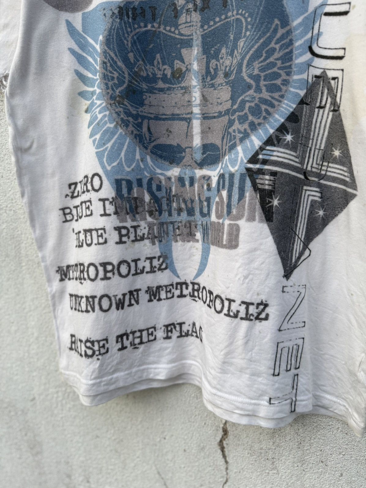 Band Tees Distressed Unknown Metropoliz J Soul Brother Japanese Band Size US L / EU 52-54 / 3 - 3 Thumbnail