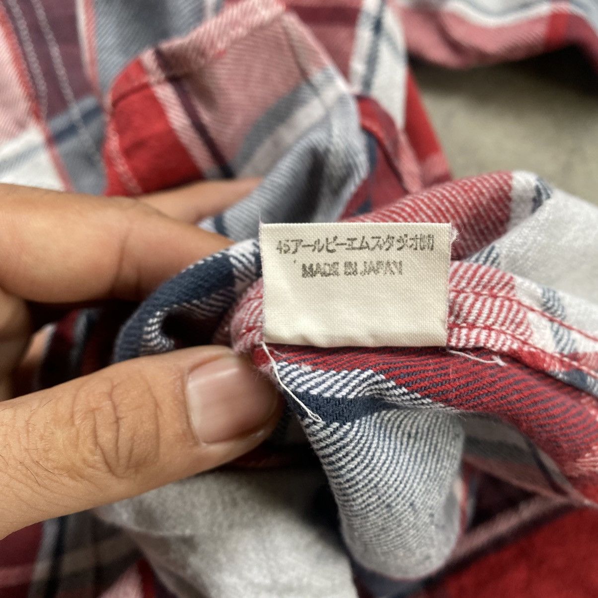 45rpm 90s 45rpm Studio Plaid Flannel Snap Button Ups Shirts Size US M / EU 48-50 / 2 - 15 Thumbnail