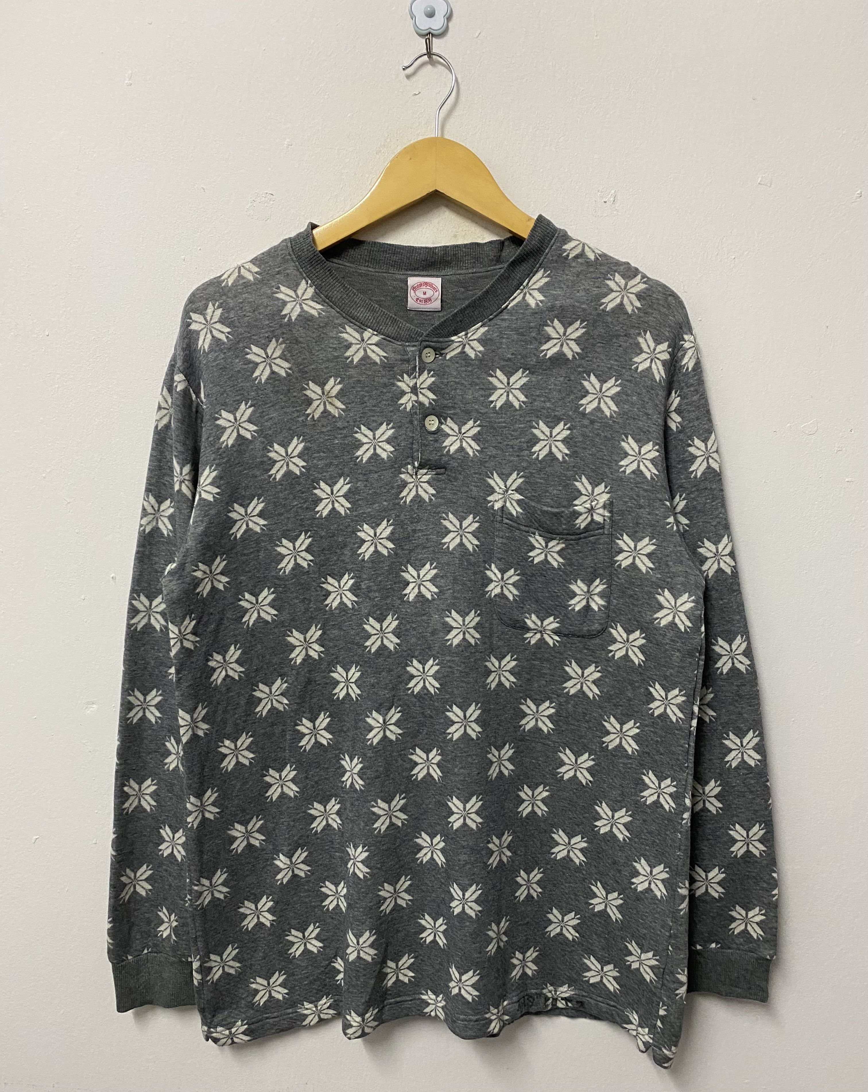 Brooks Brothers Brooks Brothers Full Print Long Sleeve Shirts Button Size US M / EU 48-50 / 2 - 1 Thumbnail