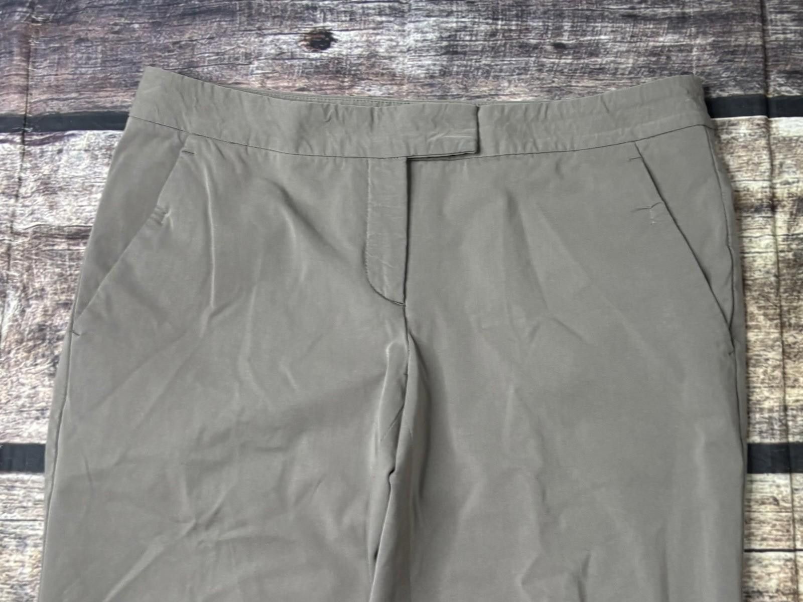 Theory Theory Dress Pants Womens Size 8 (32x24) Gray Rayon USA Size 30" / US 8 / IT 44 - 4 Thumbnail