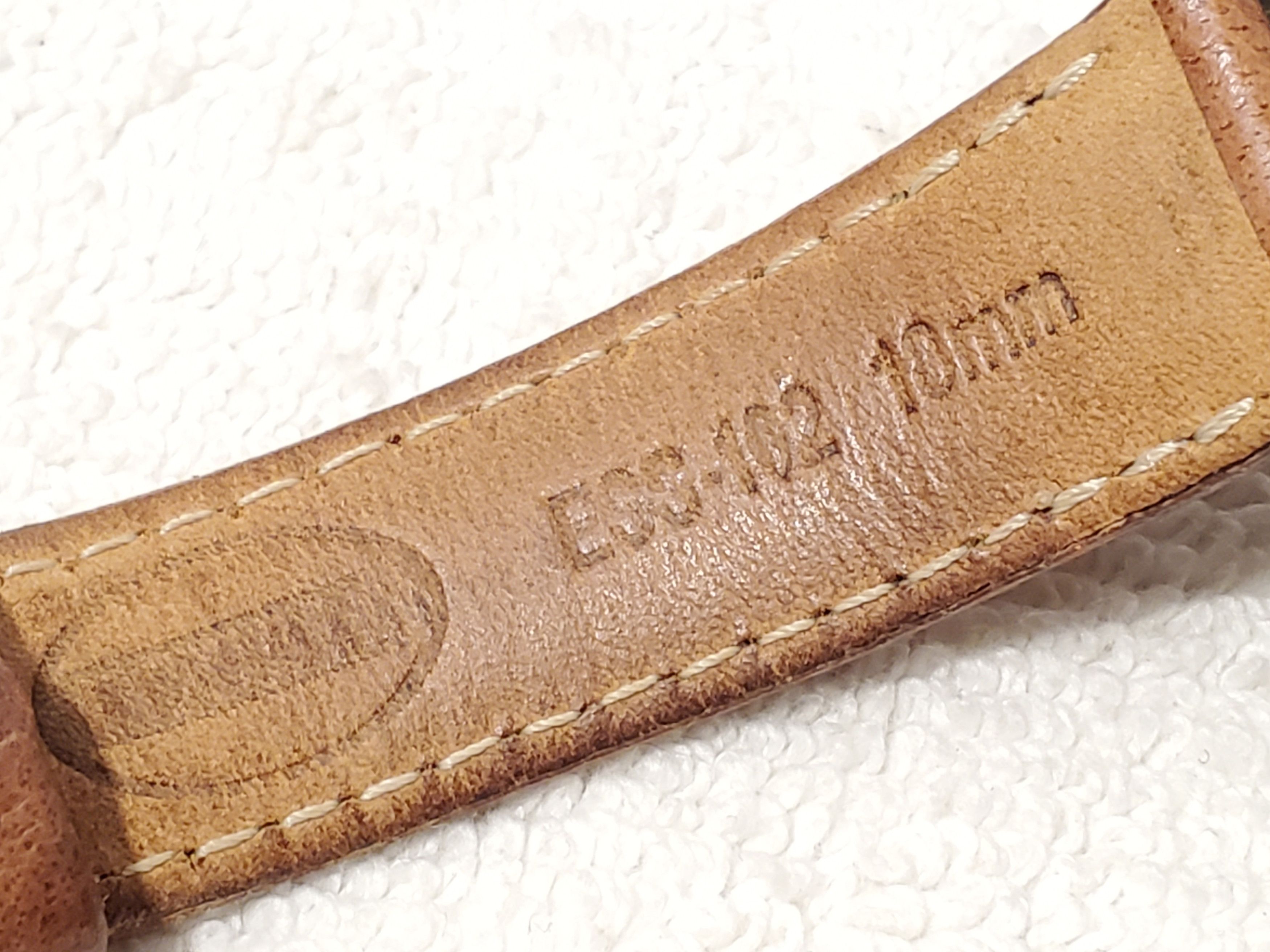 Fossil Vintage Fossil Women's Date Watch Brown Leather Band Size ONE SIZE - 6 Thumbnail