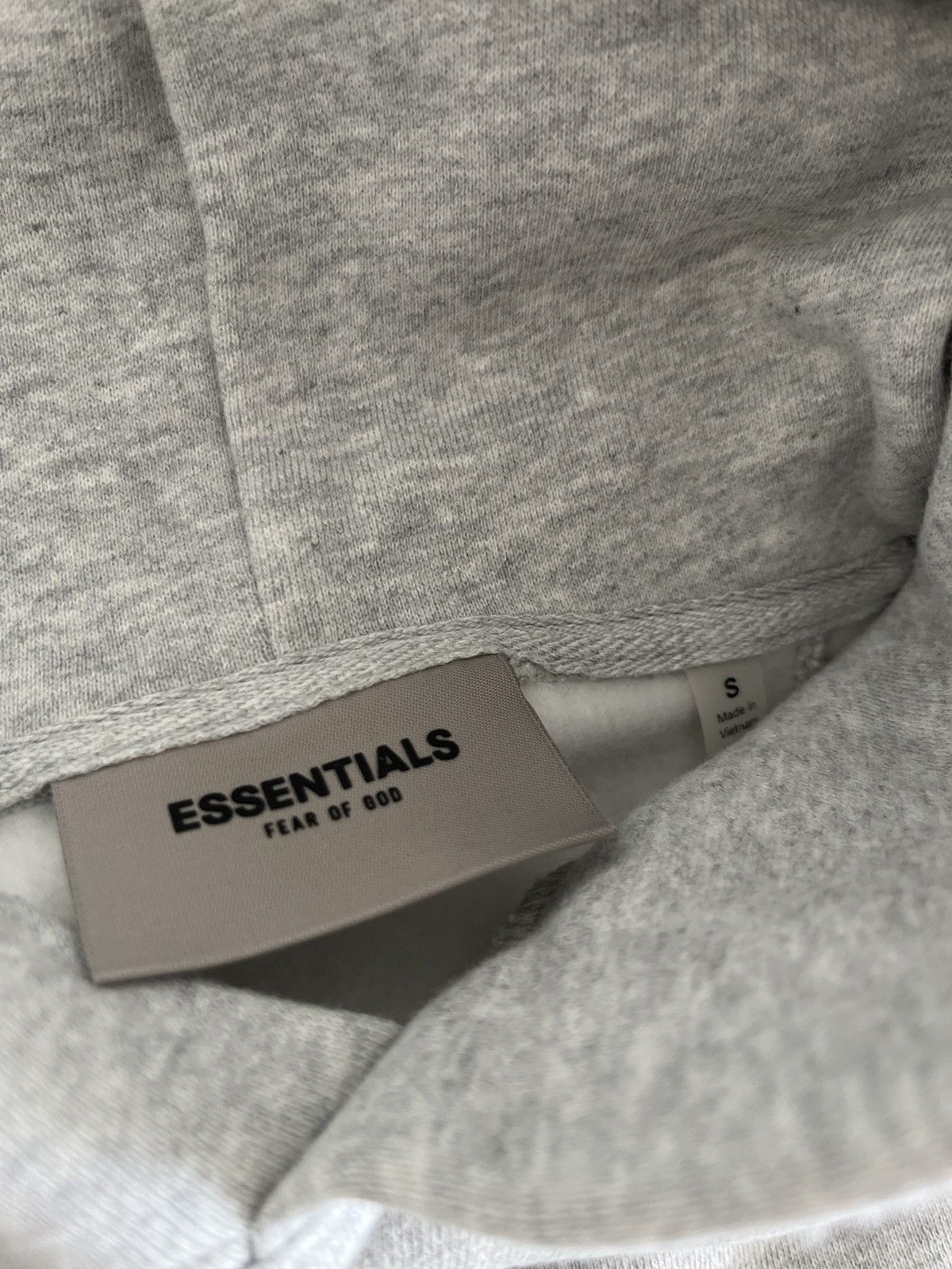 Essentials × Fear of God Fear of God Essentials Core Fleece Hoodie Heather Grey Small Size US S / EU 44-46 / 1 - 7 Thumbnail