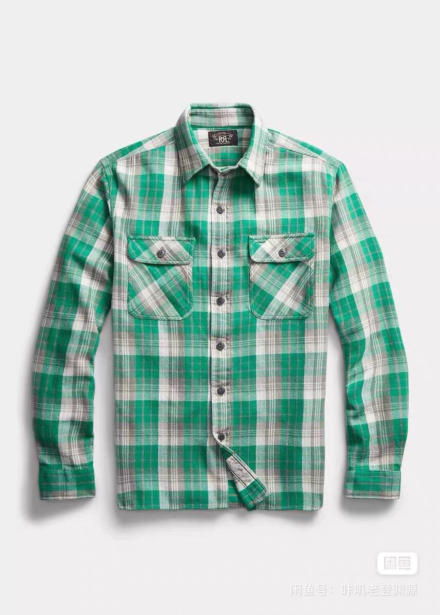 RRL Ralph Lauren RRL Vintage Plaid Work Shirt Size US S / EU 44-46 / 1 - 1 Thumbnail