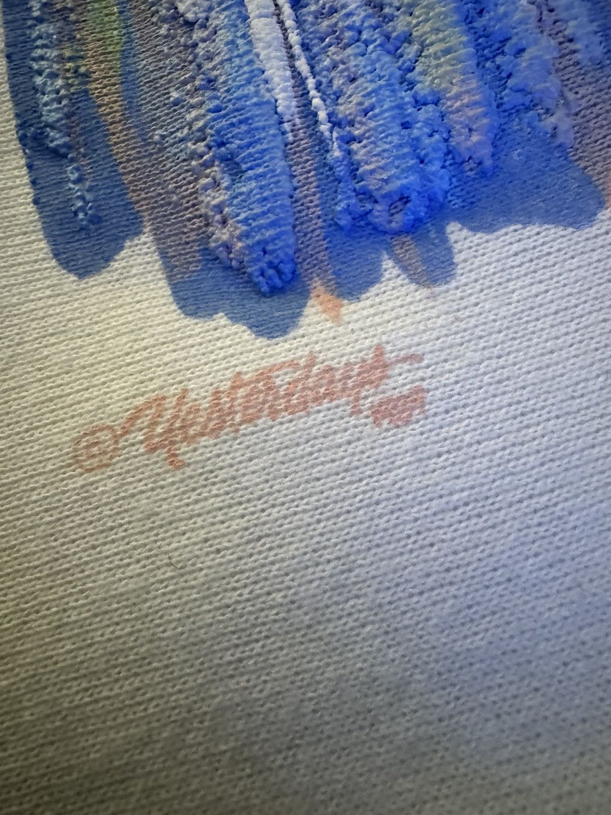 Art Comes First × Jerzees Vintage 1989 Bermuda Wave Art Sweatshirt Size US XL / EU 56 / 4 - 13 Thumbnail