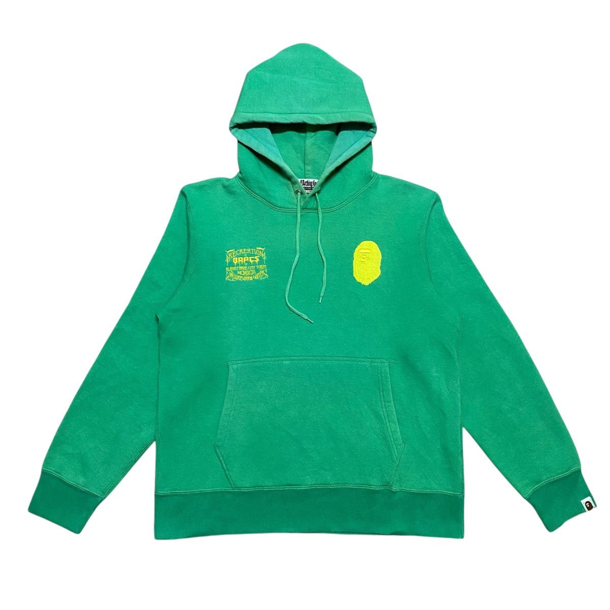 Rare‼️ Bape Planet City Tokyo Embroidery Small Logo Hoodie