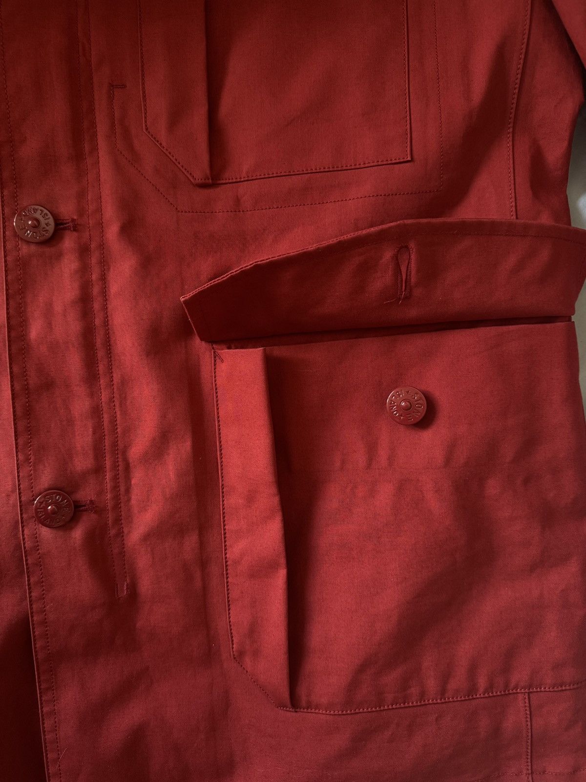 Stone Island 🔥 Stone Island Ghost Piece Red 3L Performance Cotton Jacket Size US L / EU 52-54 / 3 - 3 Thumbnail